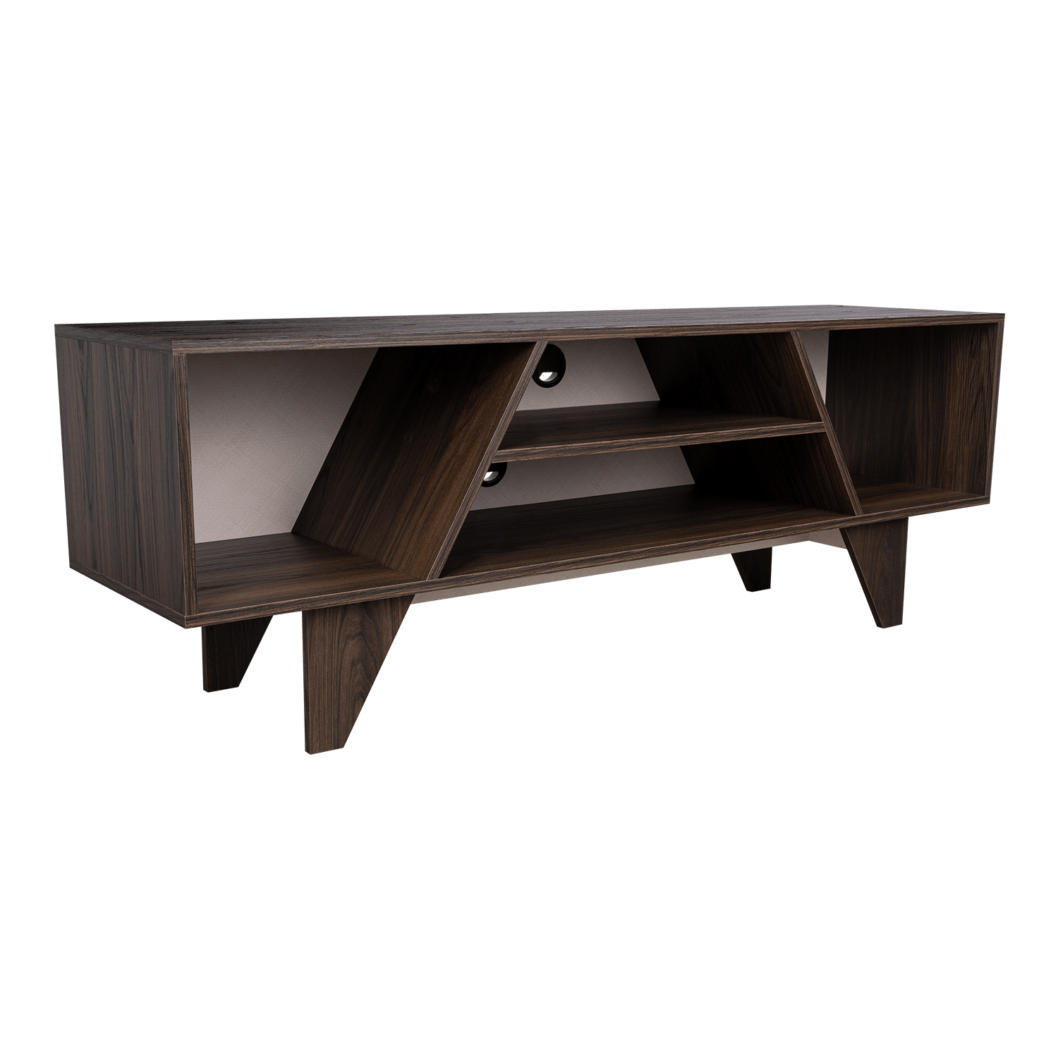 Rack Para Tv Pisa 65" 53X150X40 Rta Nogal Toquilla