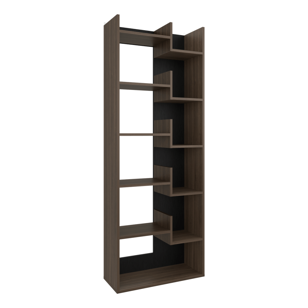 Biblioteca Clover 162X60X25 Rta Milan Wengue