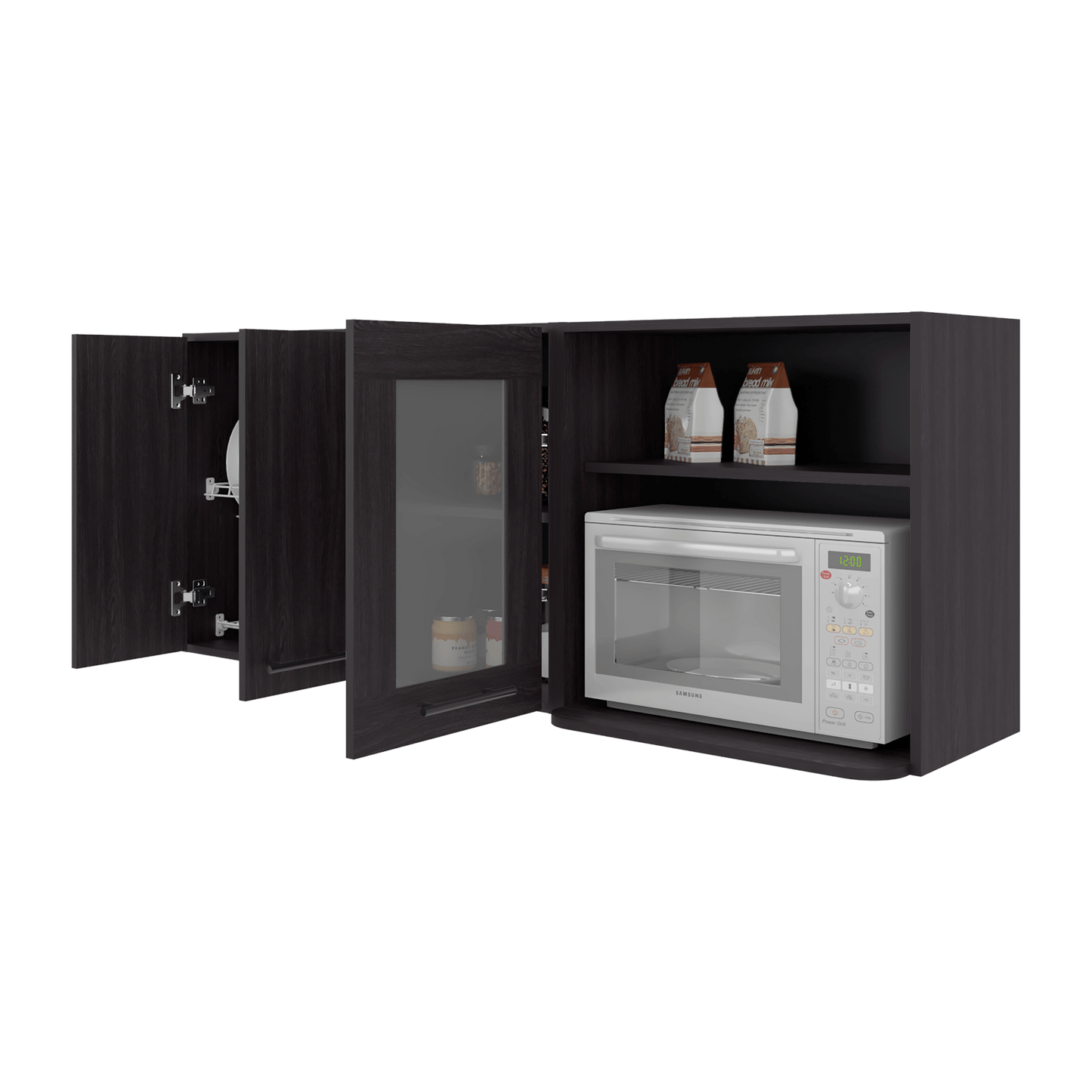 Mueble Superior Cocina Hasselt 60X150X40 Rta Wengue Zf