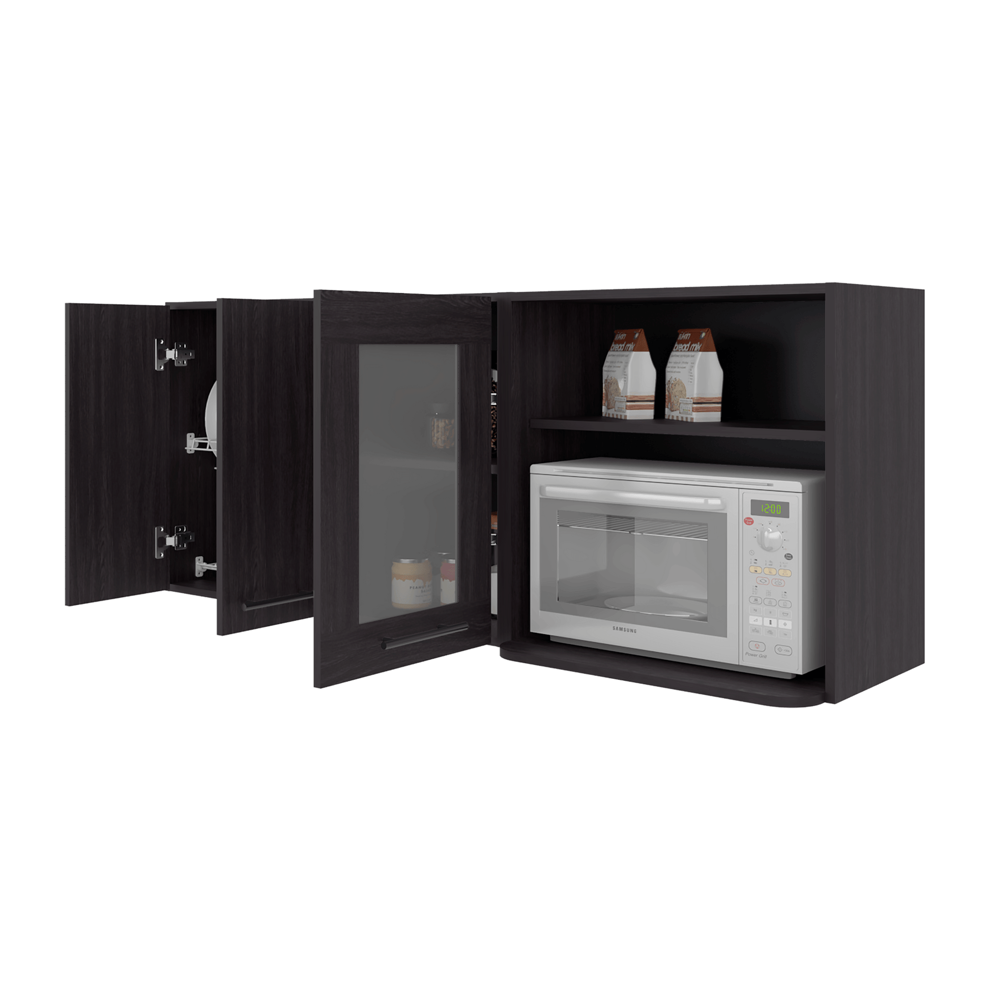 Mueble Superior Cocina Hasselt 60X150X40 Rta Wengue Zf