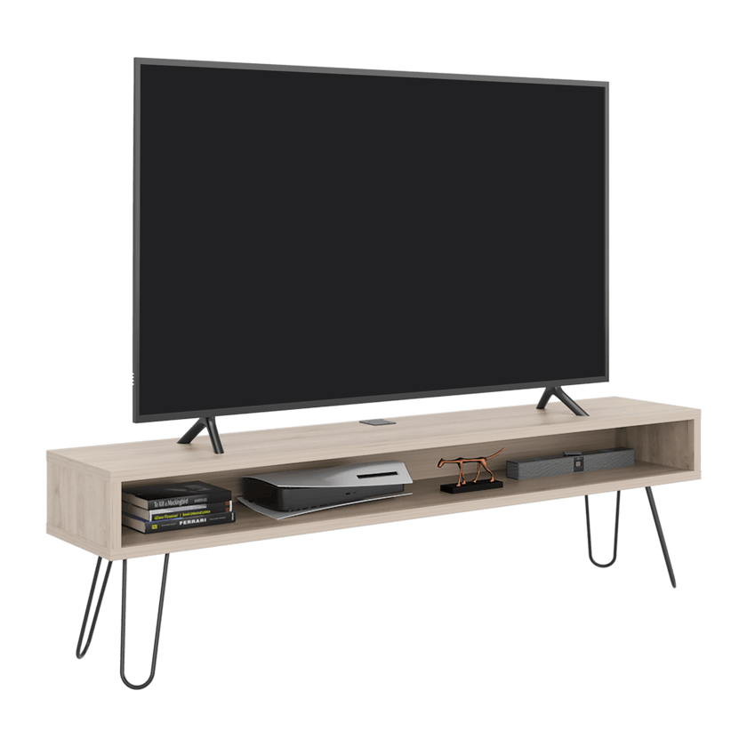 Rack  De Tv Luft 75" 49X180X35 Rta Ceniza