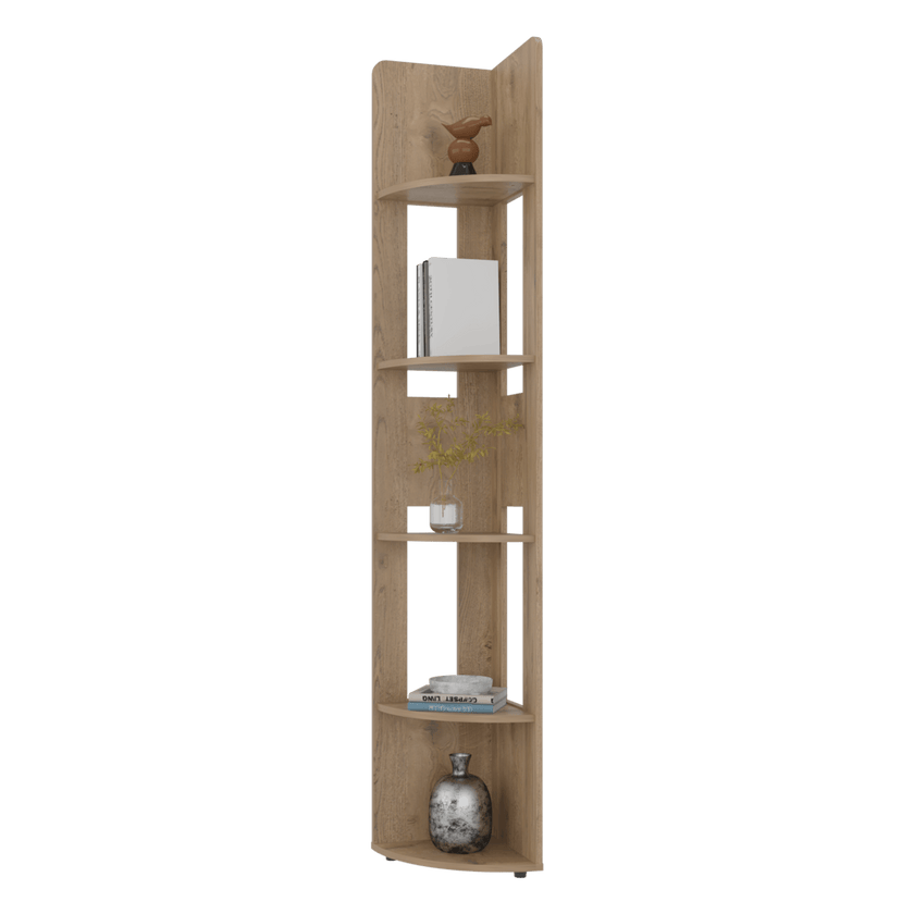 Estante Esquinero Home E7 180X30X30 Rta Macadamia Zf