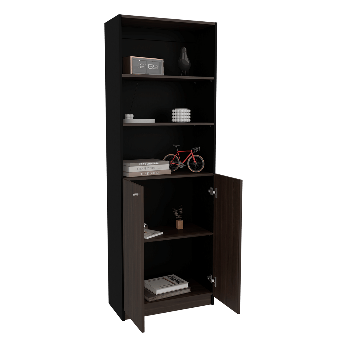 Estante Home E4 180X62X29 Rta Wengue Milan