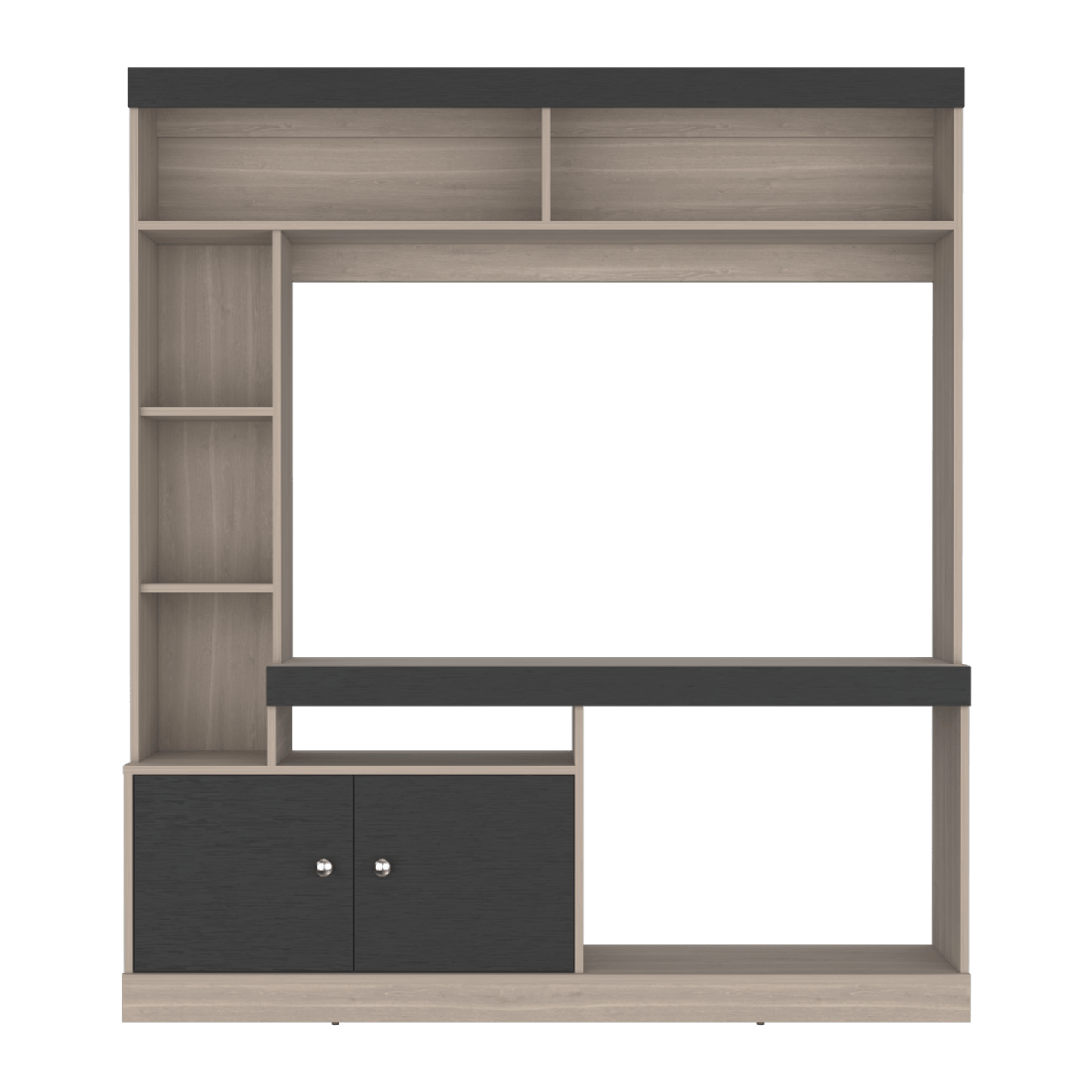 Centro De Entretenimiento Dante Tv 55'' 180X180X30 Rta Bardolino Wengue