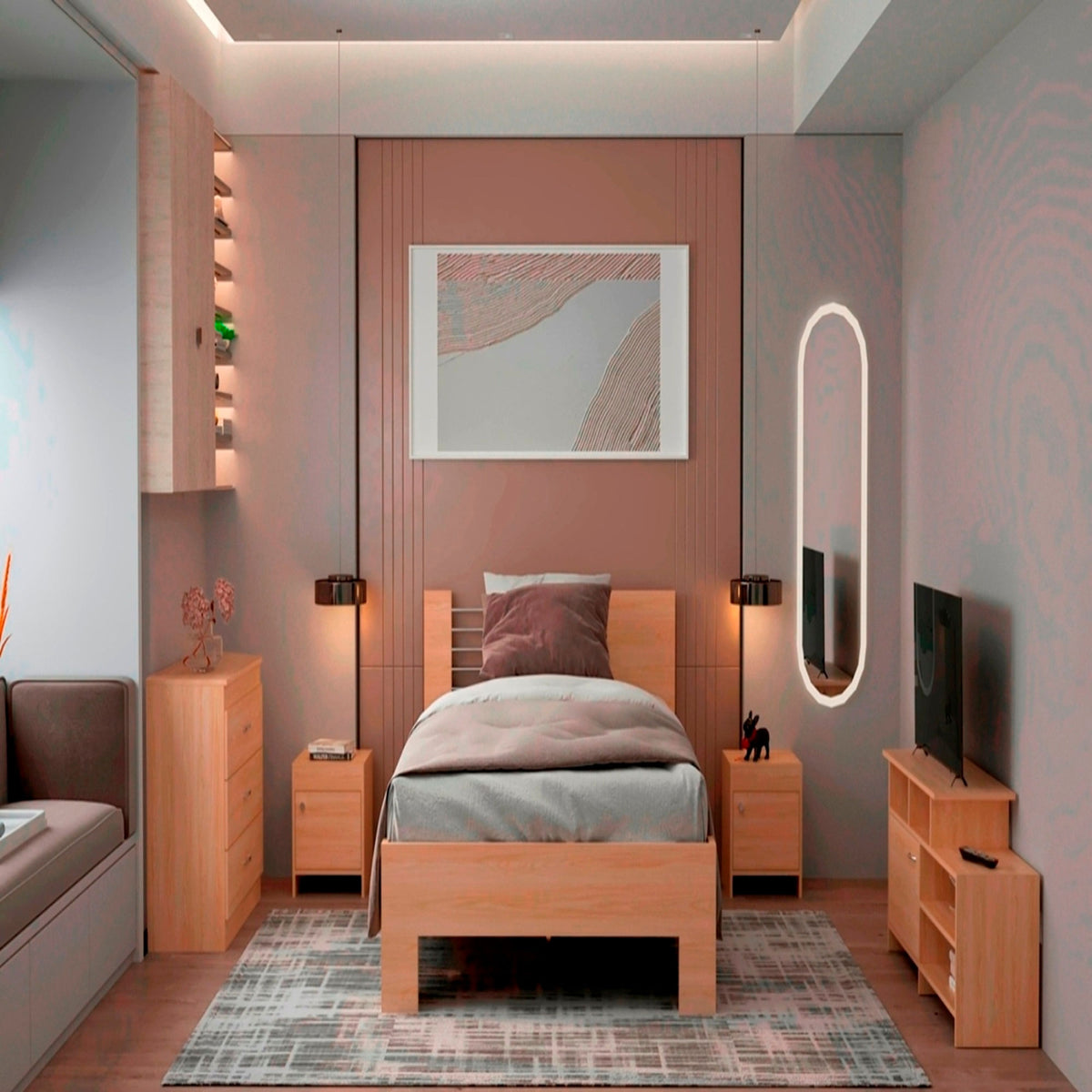 Combo Cama Di Color Rack N/A