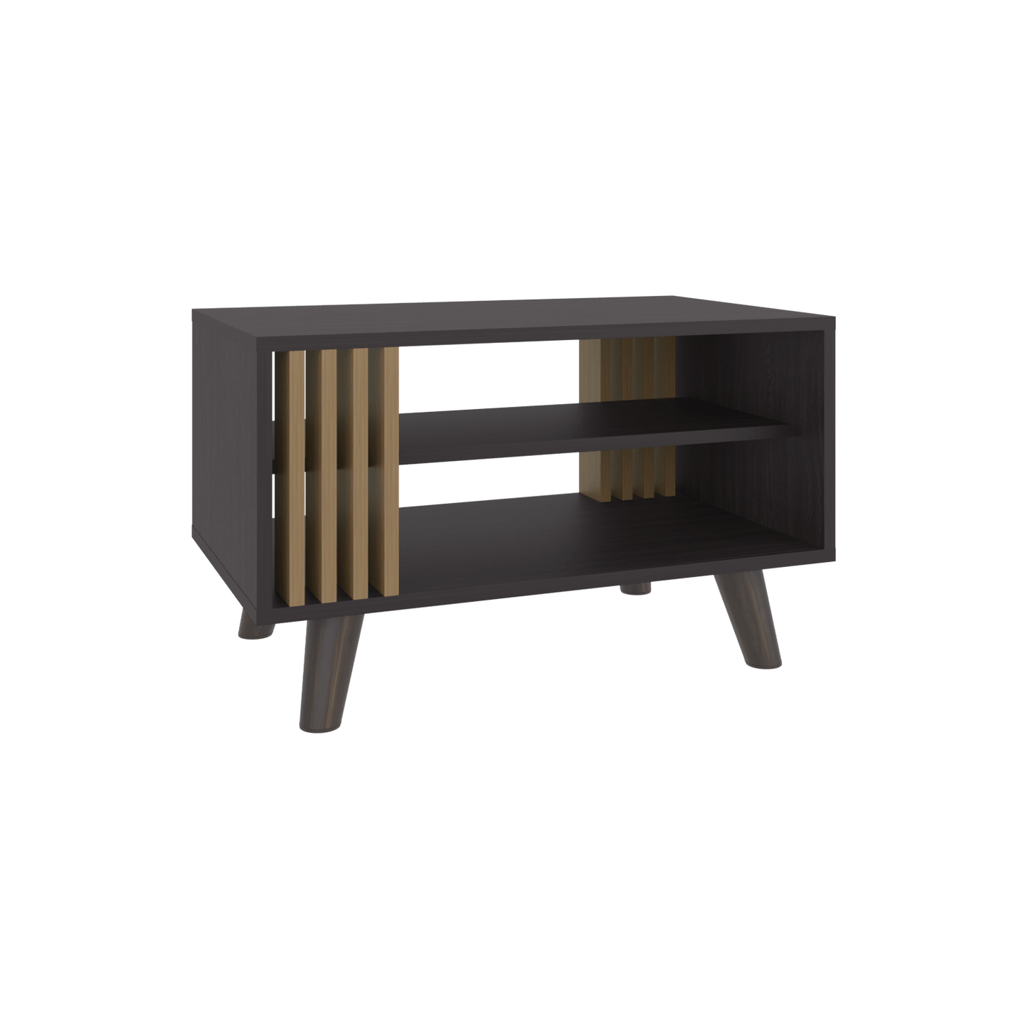 Mesa De Centro Shawnee 40X66X40 Rta Wengue Fresno Zf