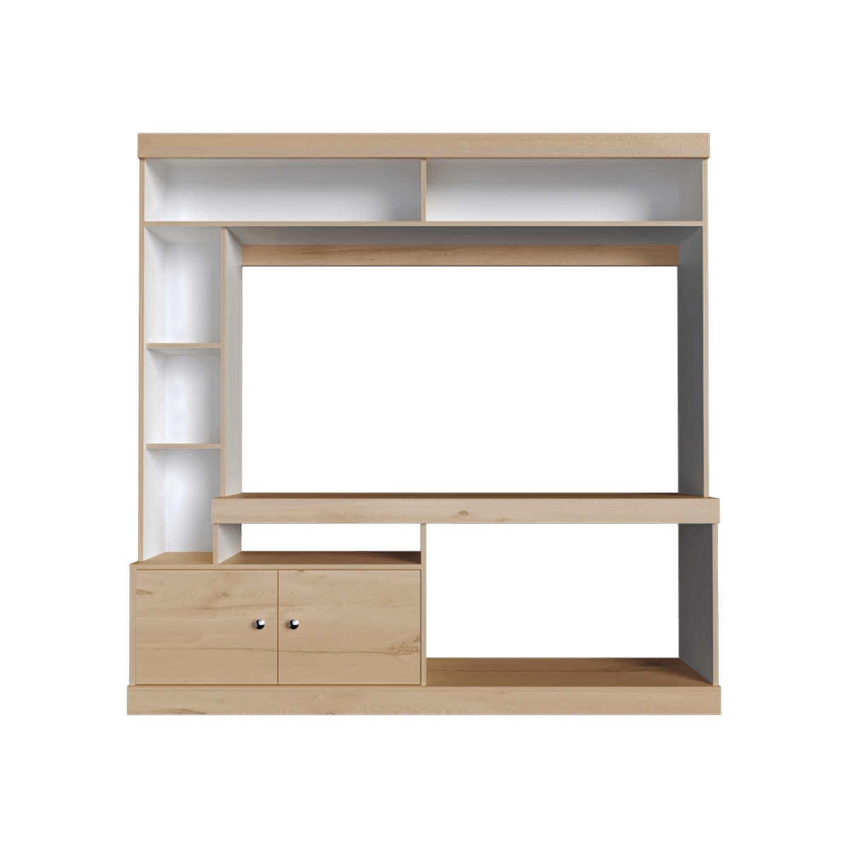 Estante Tv 55'' 180X180 Paris Rta Duna Blanco