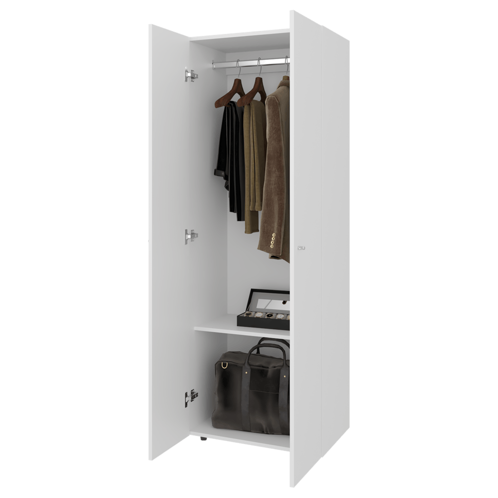 Closet 2 Puertas E1 Tuhogar 170X60X40 Rta Blanco Zf