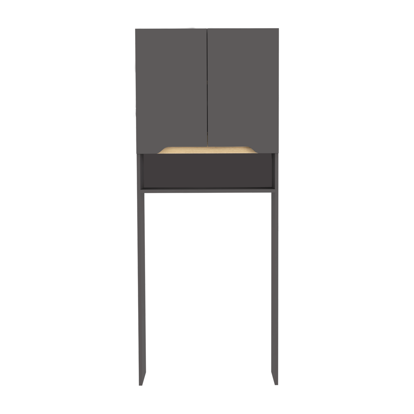 Ahorrador De Espacio Laurent Plomo + Duna Rta 160X63X25