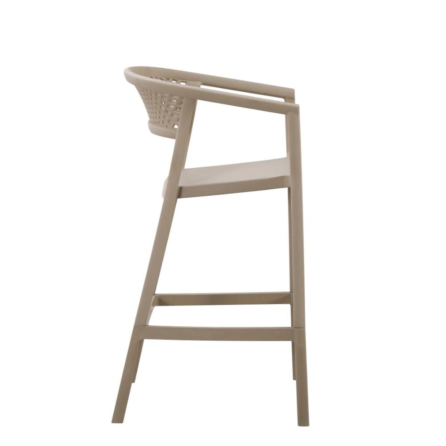 Silla Bar Salvador 105X57X56 Rta Taupe