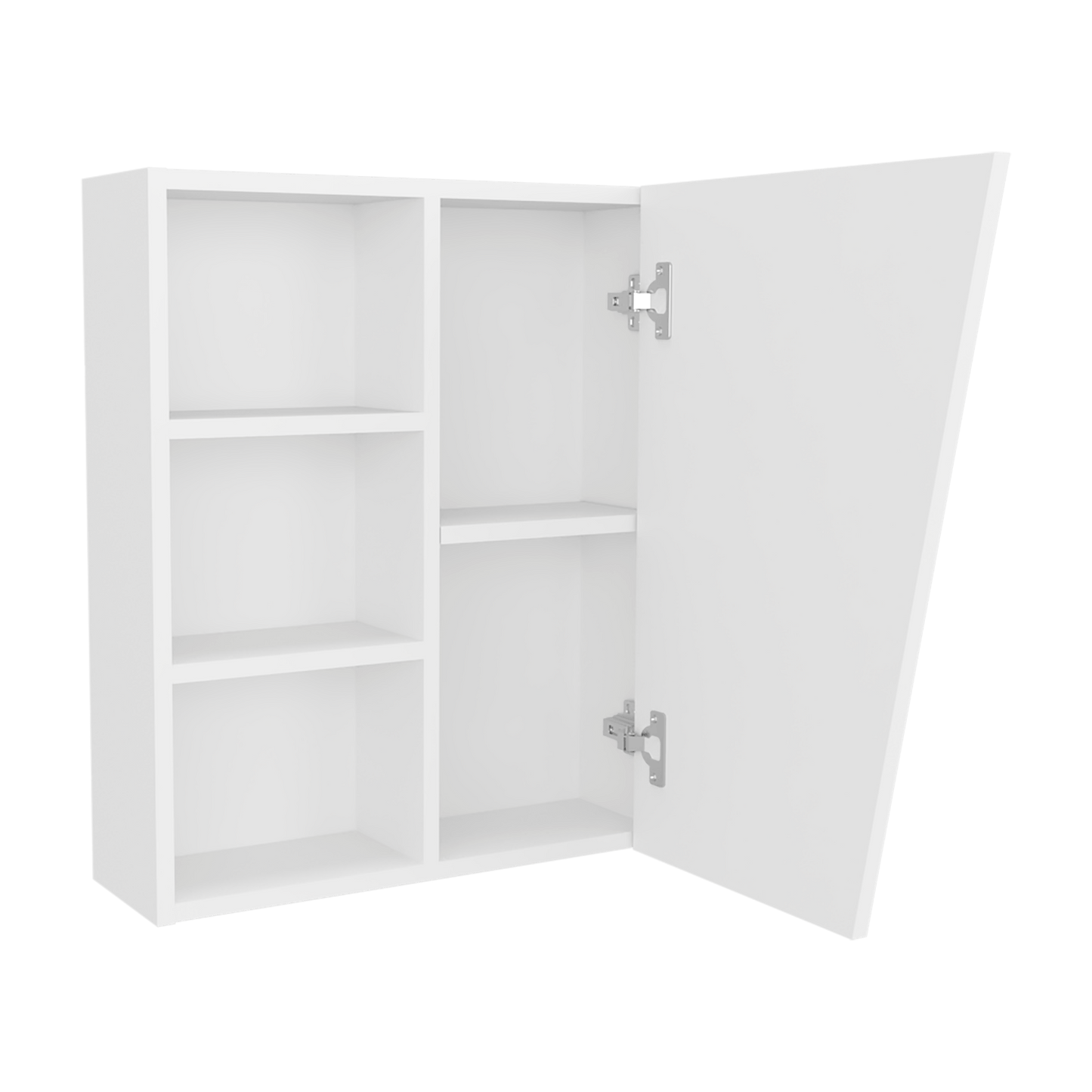 Gabinete De Baño Con Espejo Quintana 59X50X16 Rta Blanco Zf