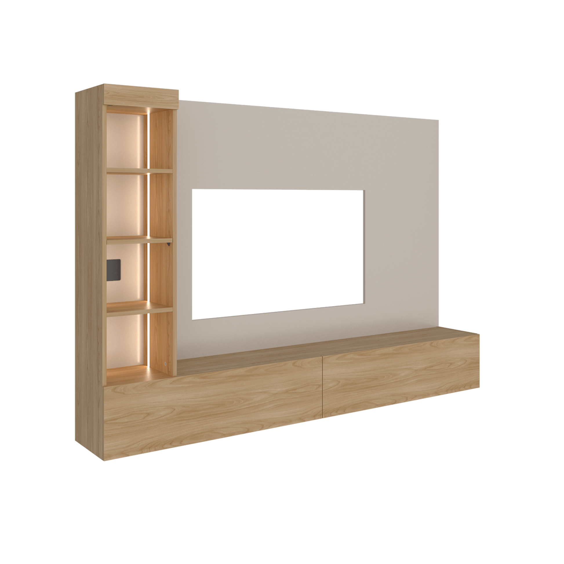 Panel Tv Ilus 65 127X185X29 Rta Capri Fresno Eu