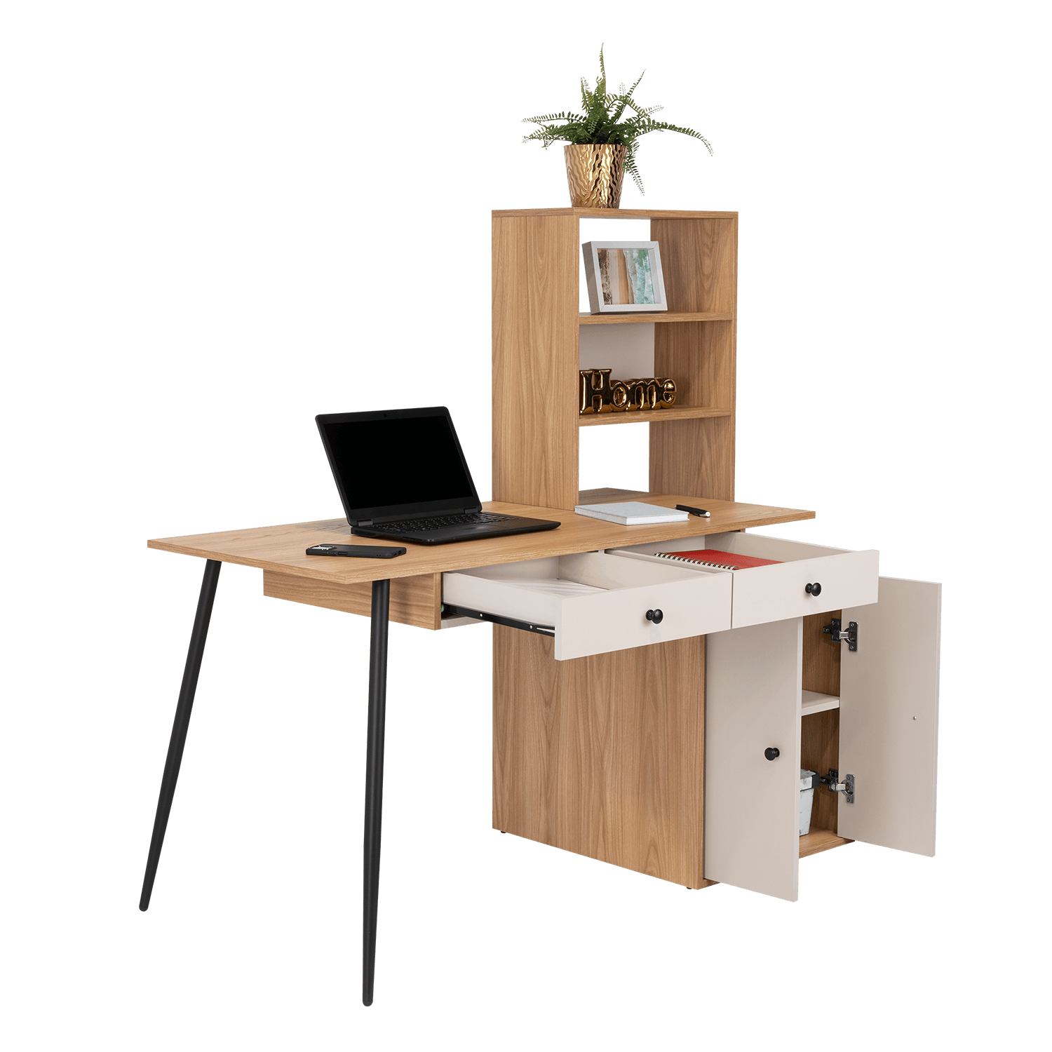 Escritorio Alfari 133X135 Mainstays Fresno Capri