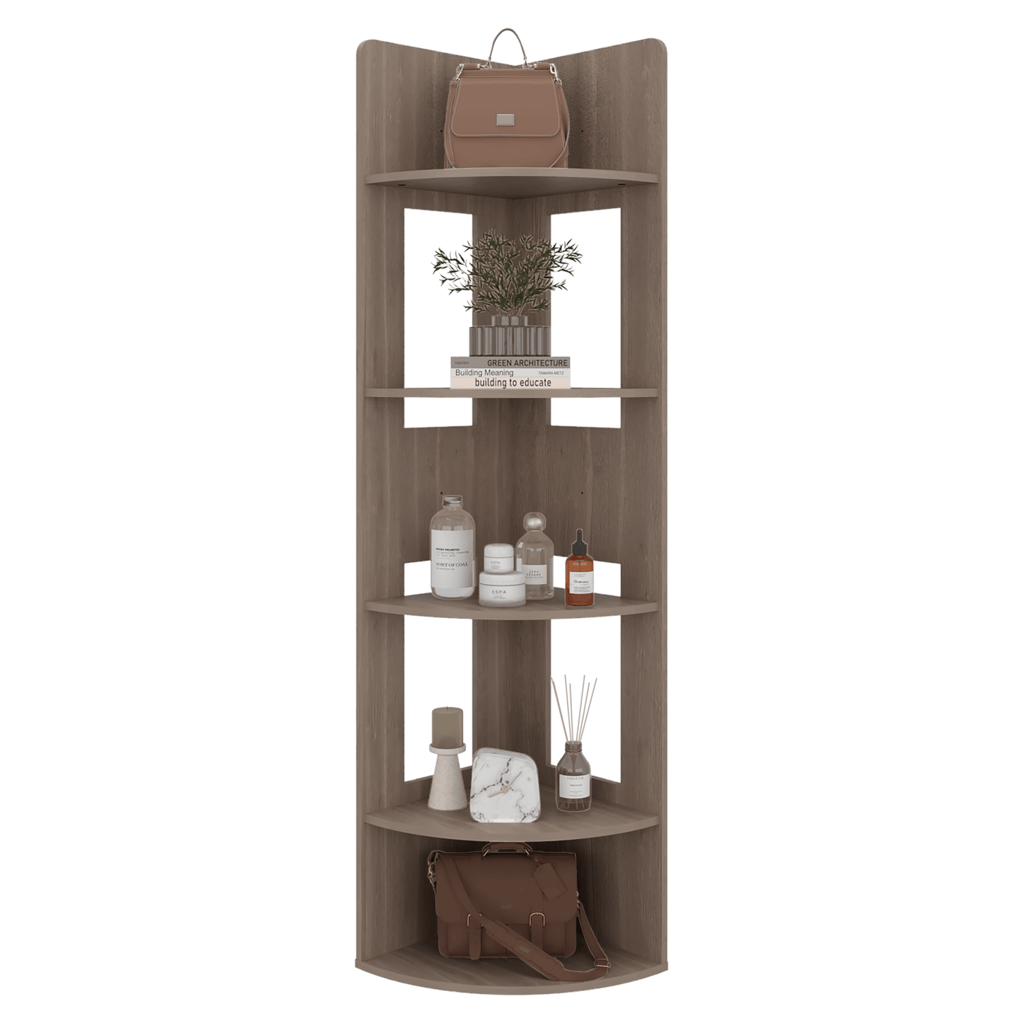 Biblioteca Esquinera Home Dreams 170X40X40 Rta Bardolino Zf