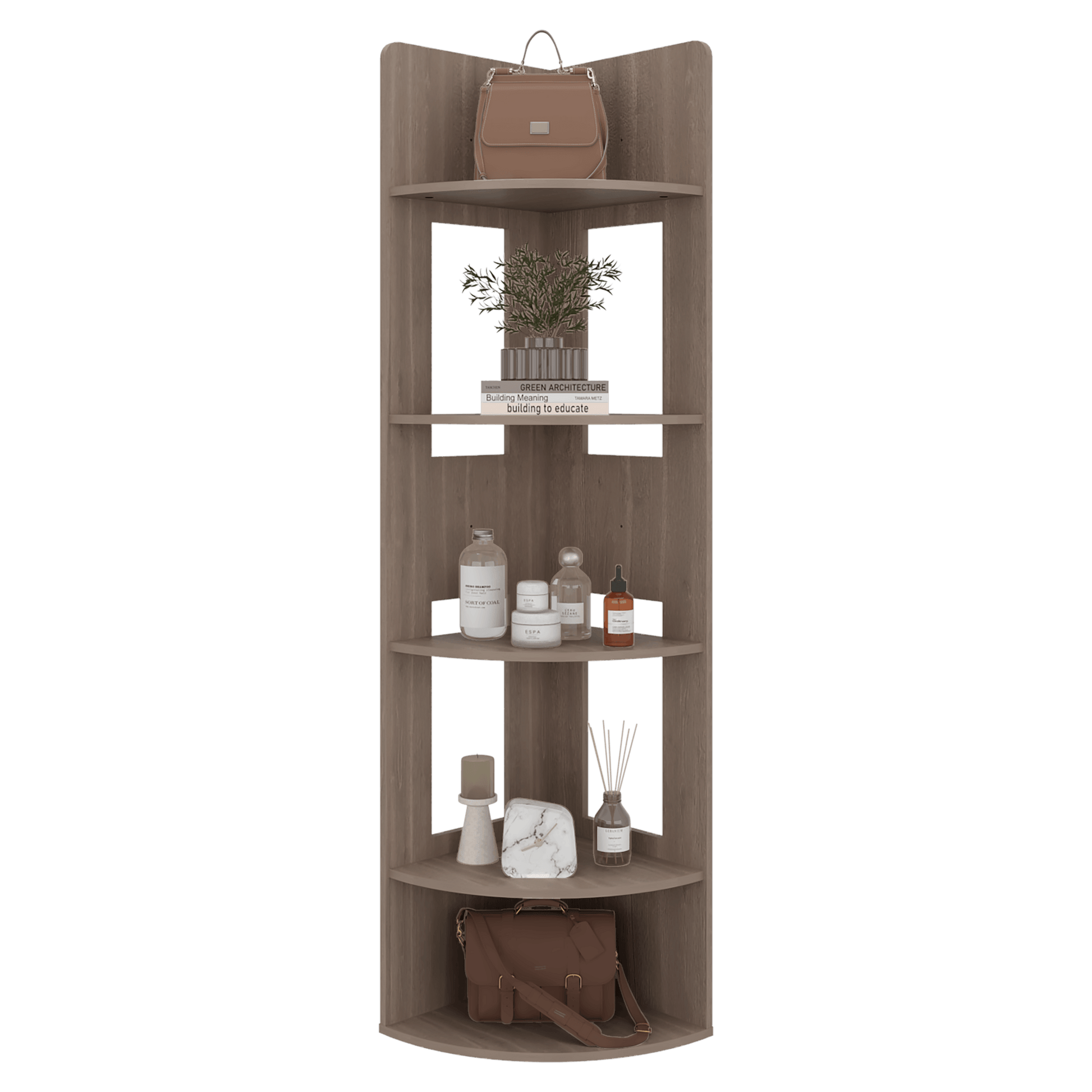 Biblioteca Esquinera Home Dreams 170X40X40 Rta Bardolino Zf