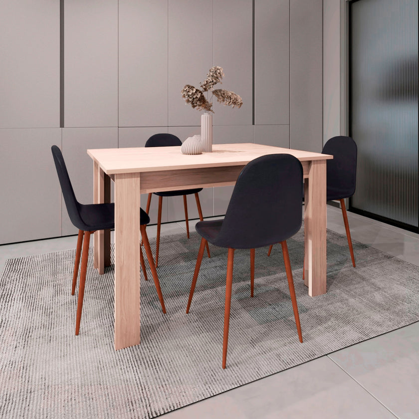 Mesa Comedor Portofino 120 75X120X88 Rta Nacar