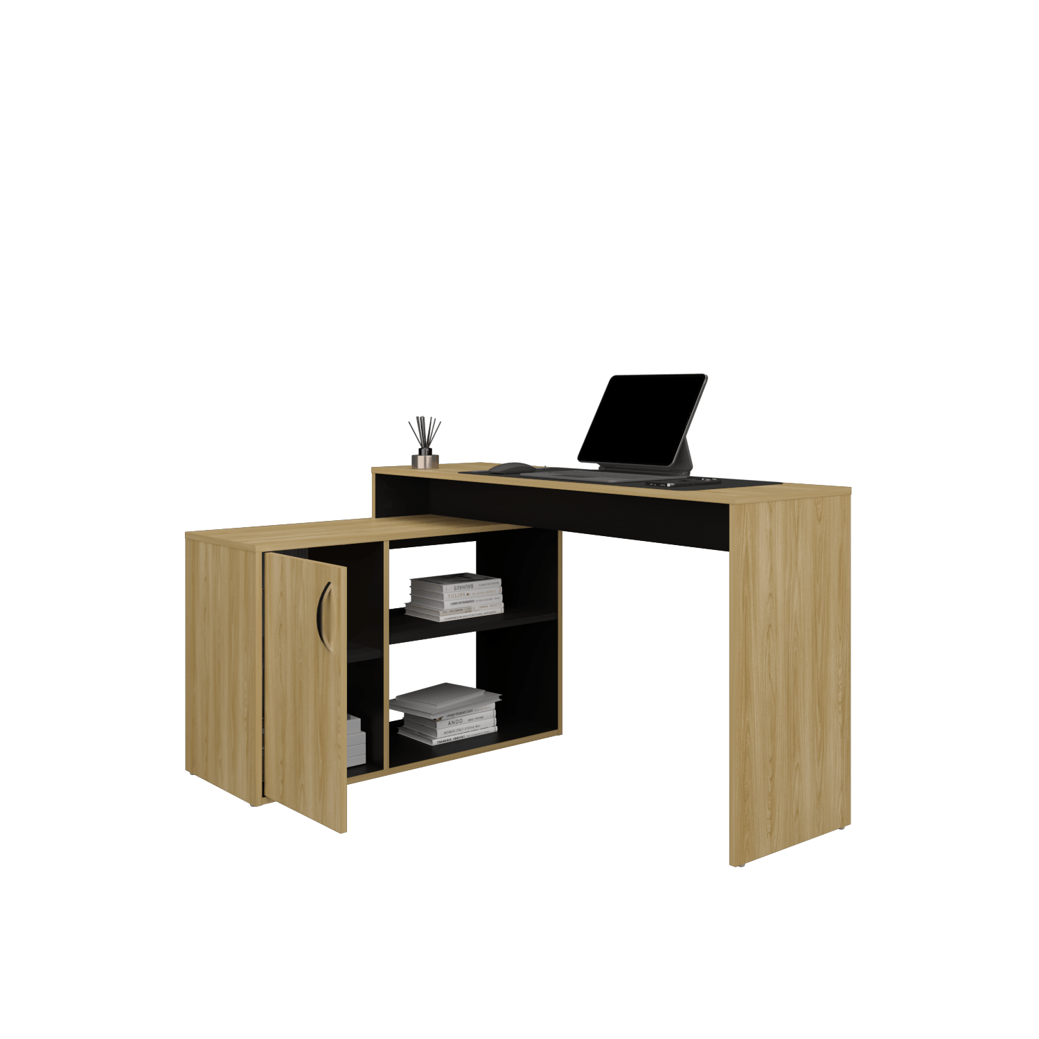Escritorio Mafe Plus 71X125X90 Rta Fresno Wengue