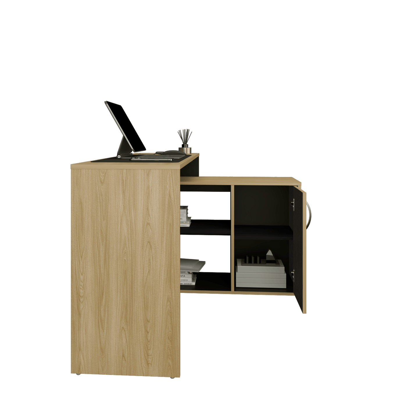 Escritorio Mafe Plus 71X125X90 Rta Fresno Wengue