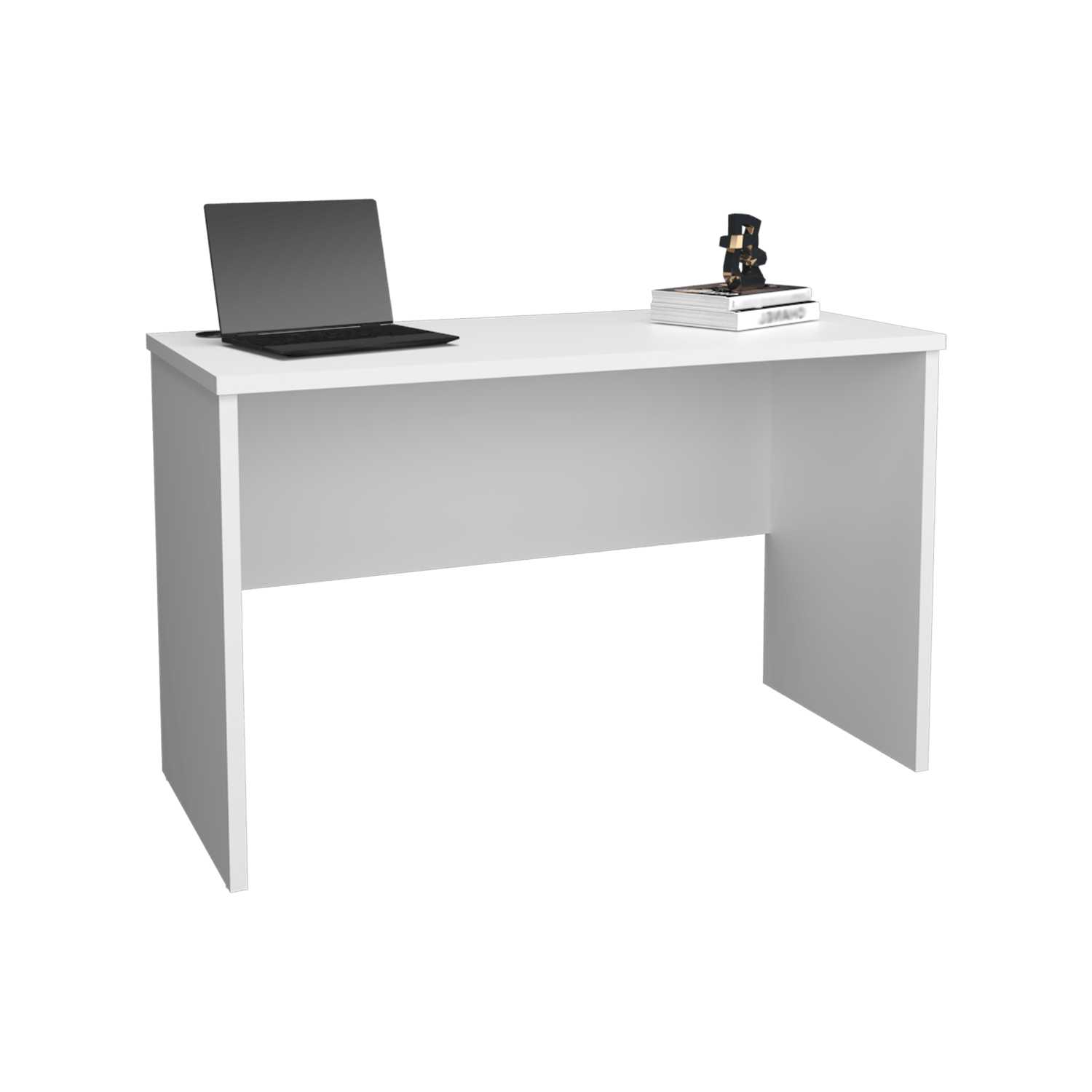 Mesa Escritorio Malibu 75X120X53 Rta Blanco Zf