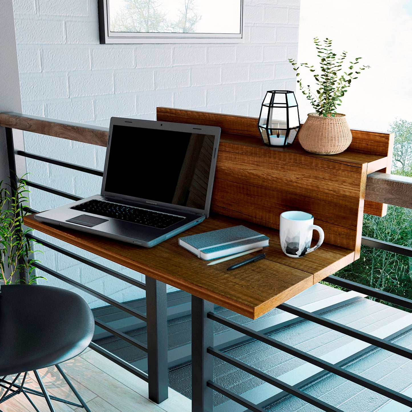 Escritorio Terraza Office 1 Rta Caramelo