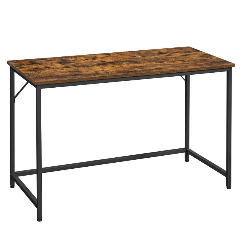 Escritorio Metalico 75 X 120 X 60 Café Rustico