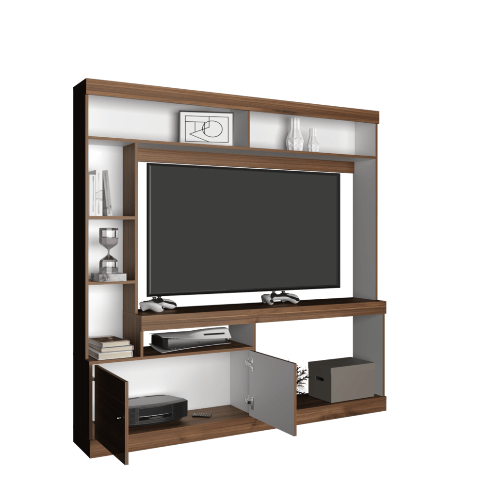 Estante Tv 55'' 180X180 Paris Rta Gales Blanco