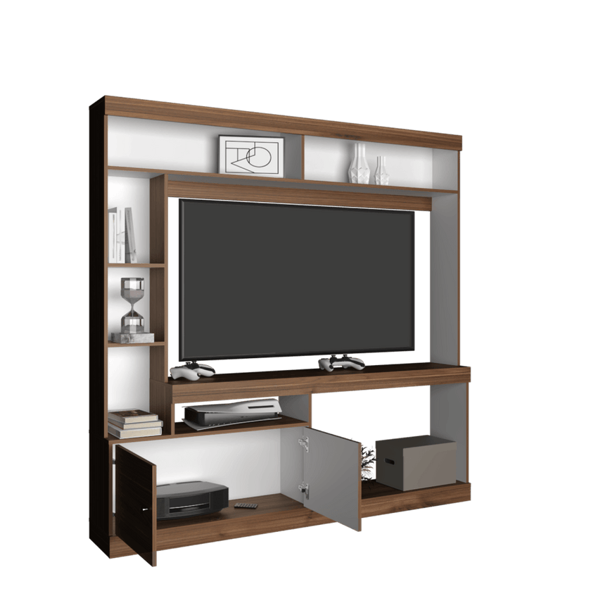 Estante Tv 55'' 180X180 Paris Rta Gales Blanco