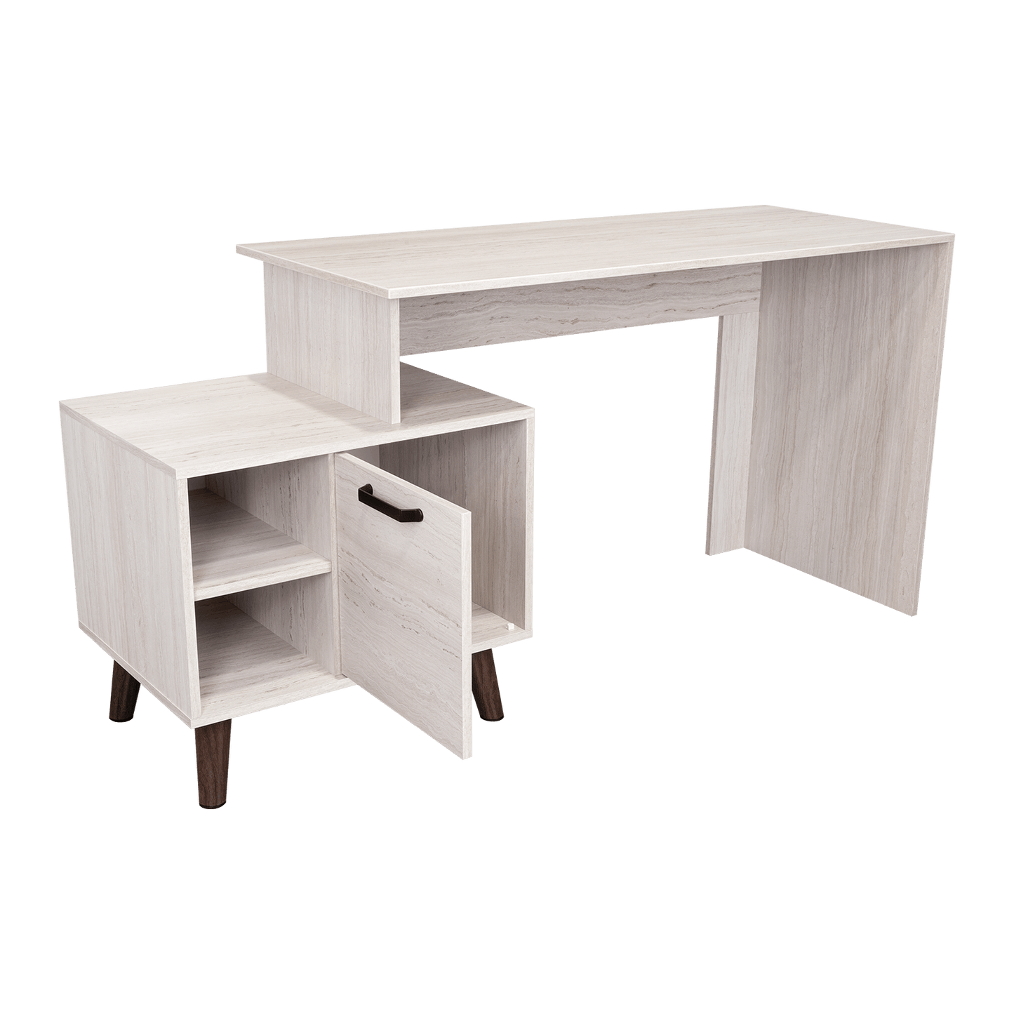 Escritorio Leira 150 1Puerta  75X151 Rta Tivoli Blanco