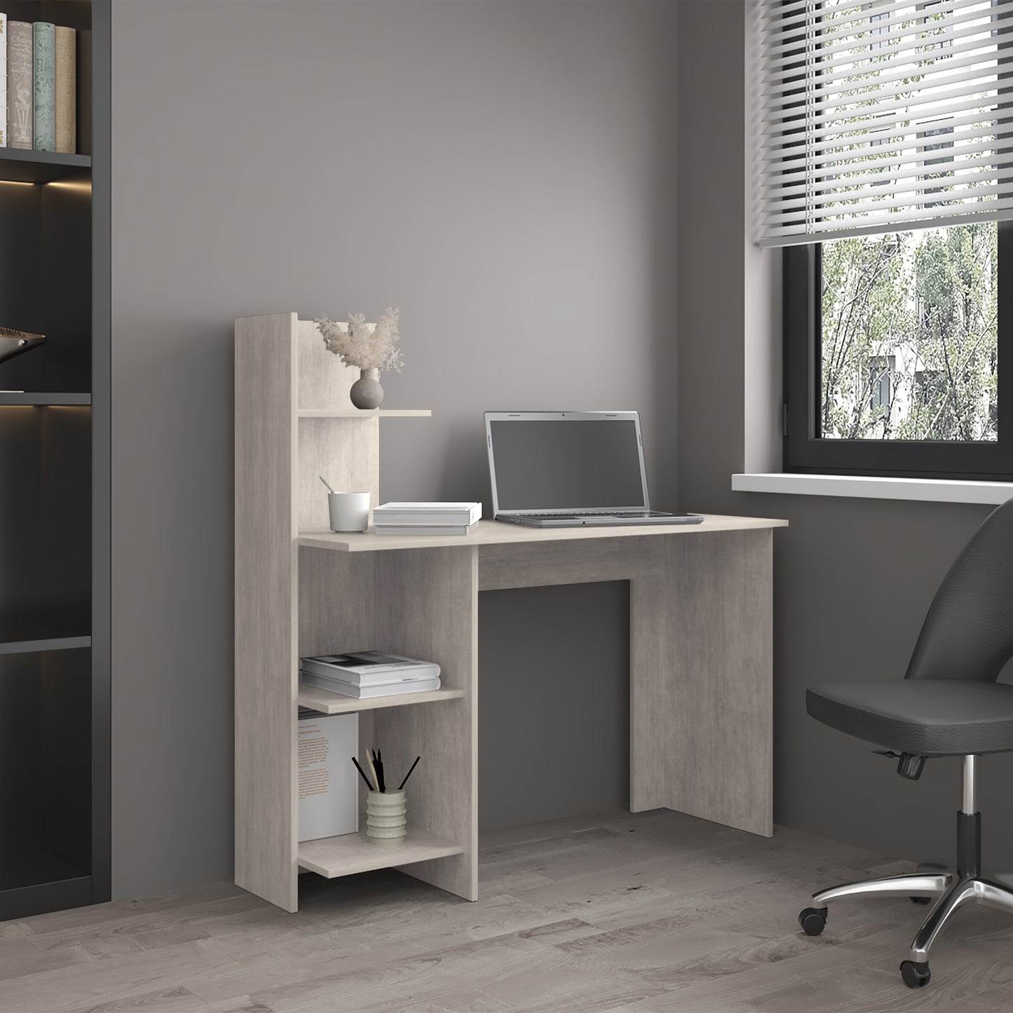 Escritorio 120 Vilna 120X120X45 Rta Cemento Zf