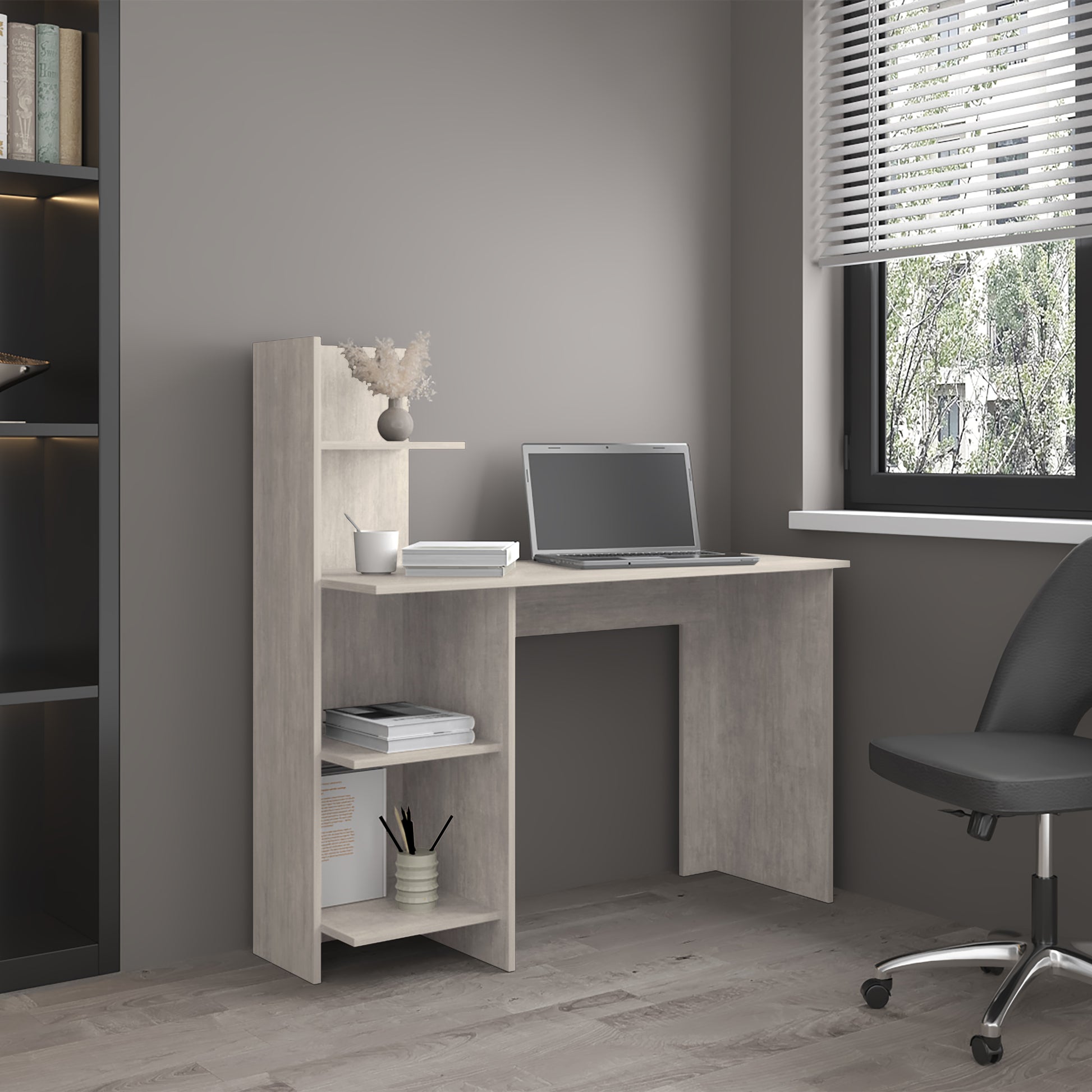 Escritorio 120 Vilna 120X120X45 Rta Cemento Zf