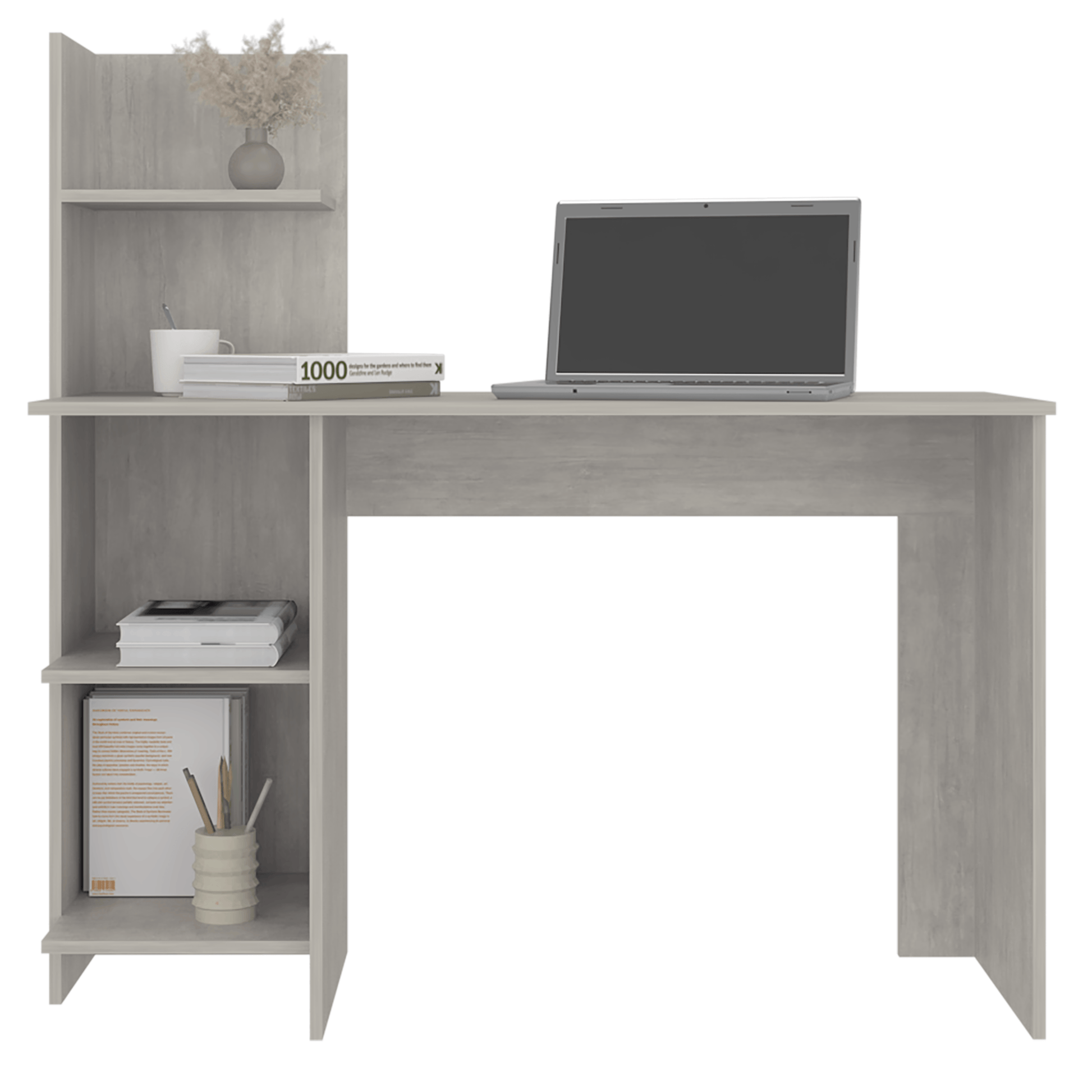 Escritorio 120 Vilna 120X120X45 Rta Cemento Zf