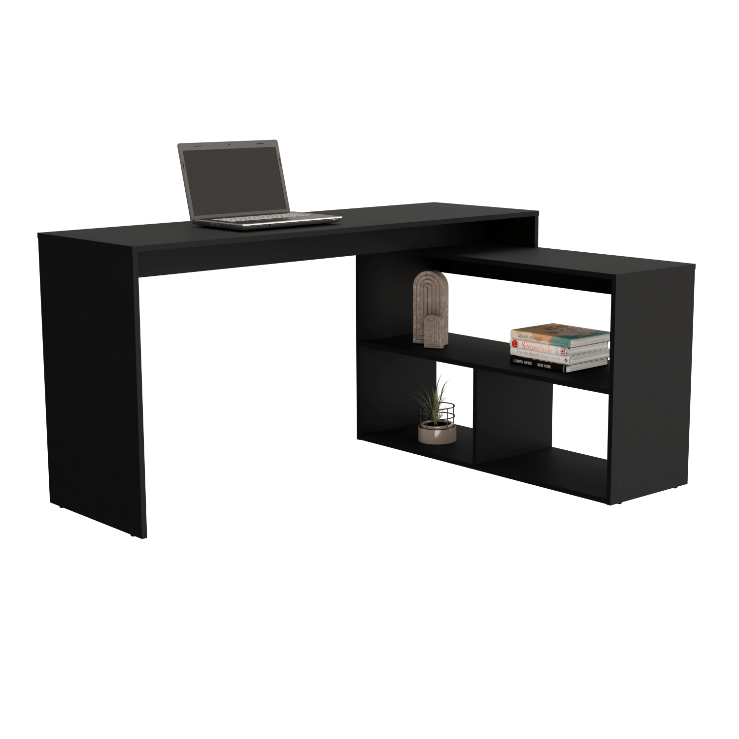 Escritorio Axis 2 Eco 76X150X108 Rta Wengue