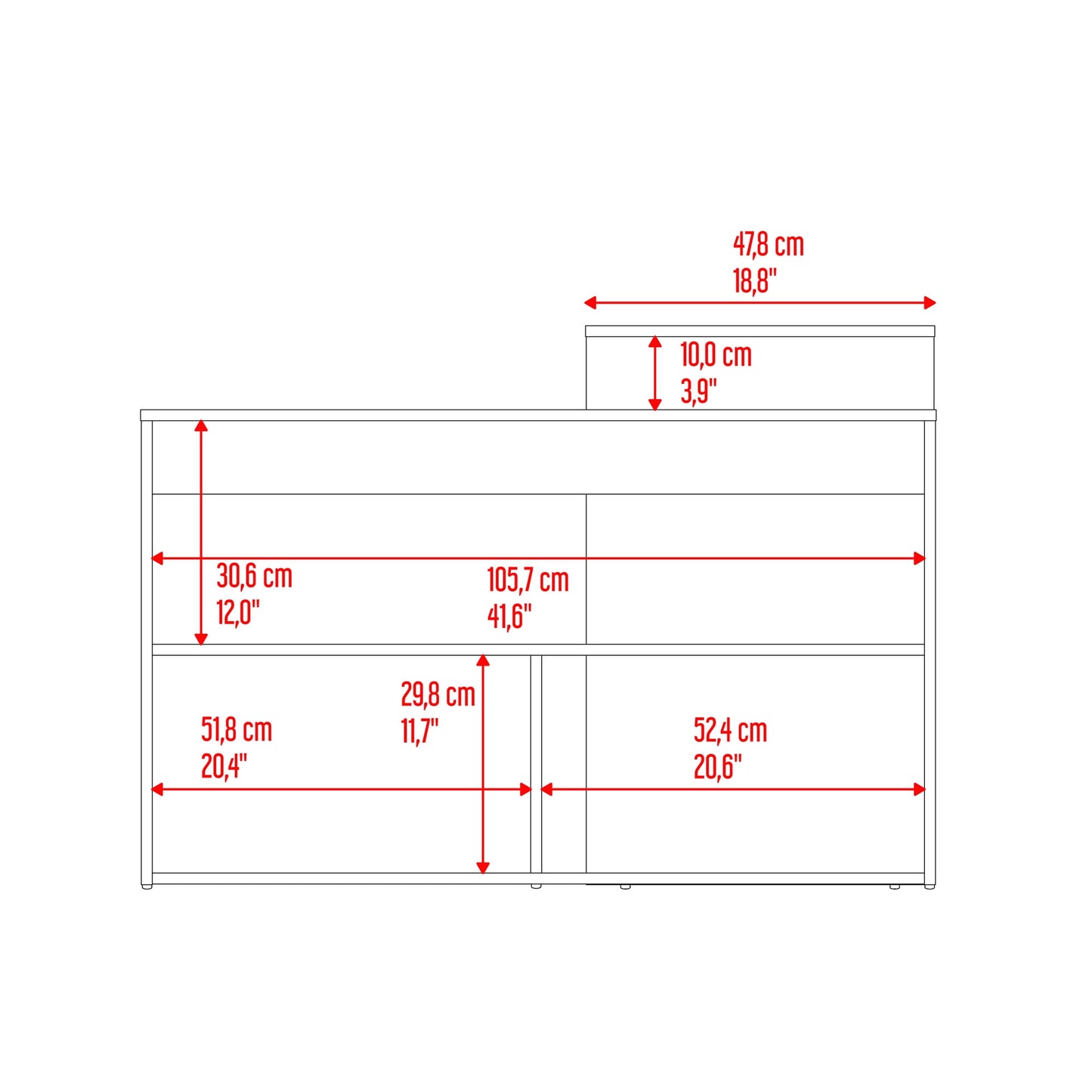 Escritorio Axis 2 Eco 76X150X108 Rta Wengue