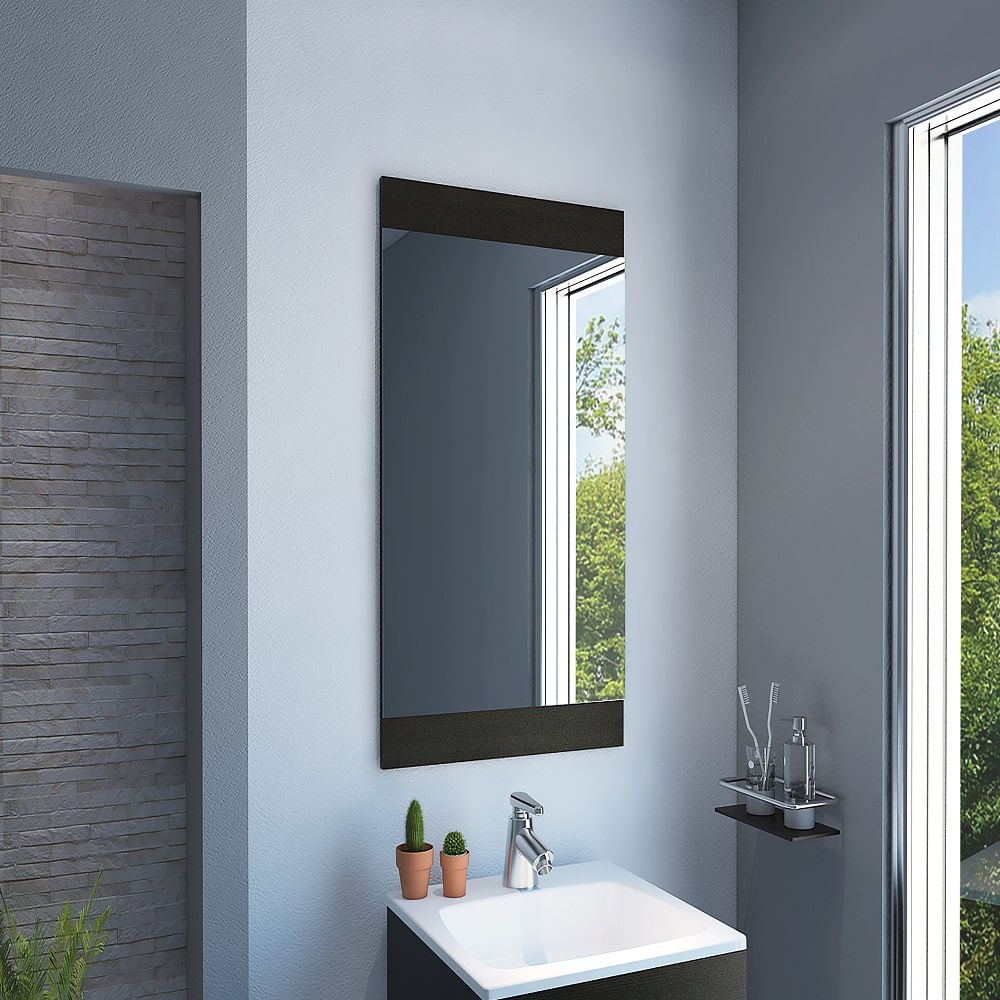 Espejo De Baño Kirov Rta Wengue