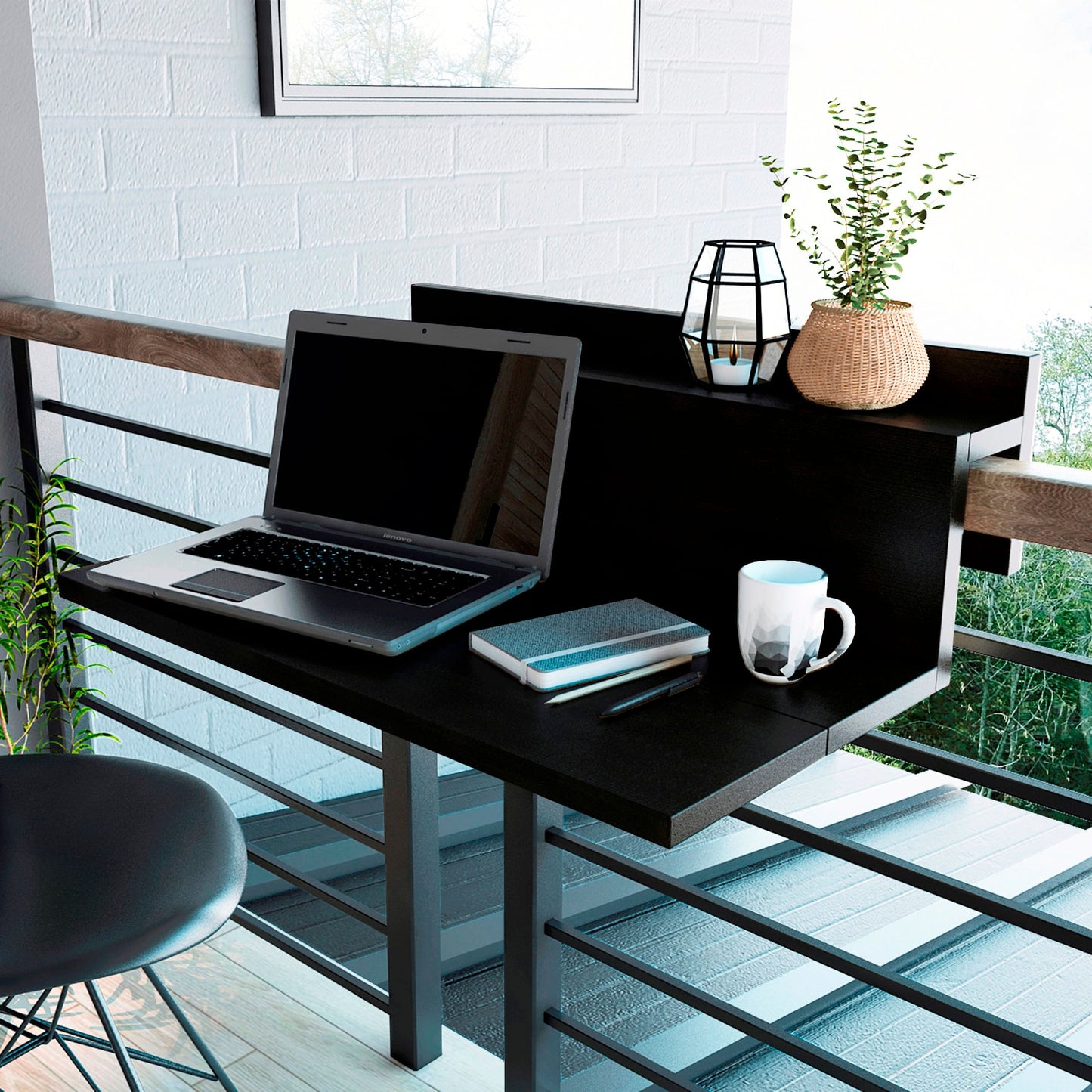 Escritorio Terraza Office 1 Rta Wengue