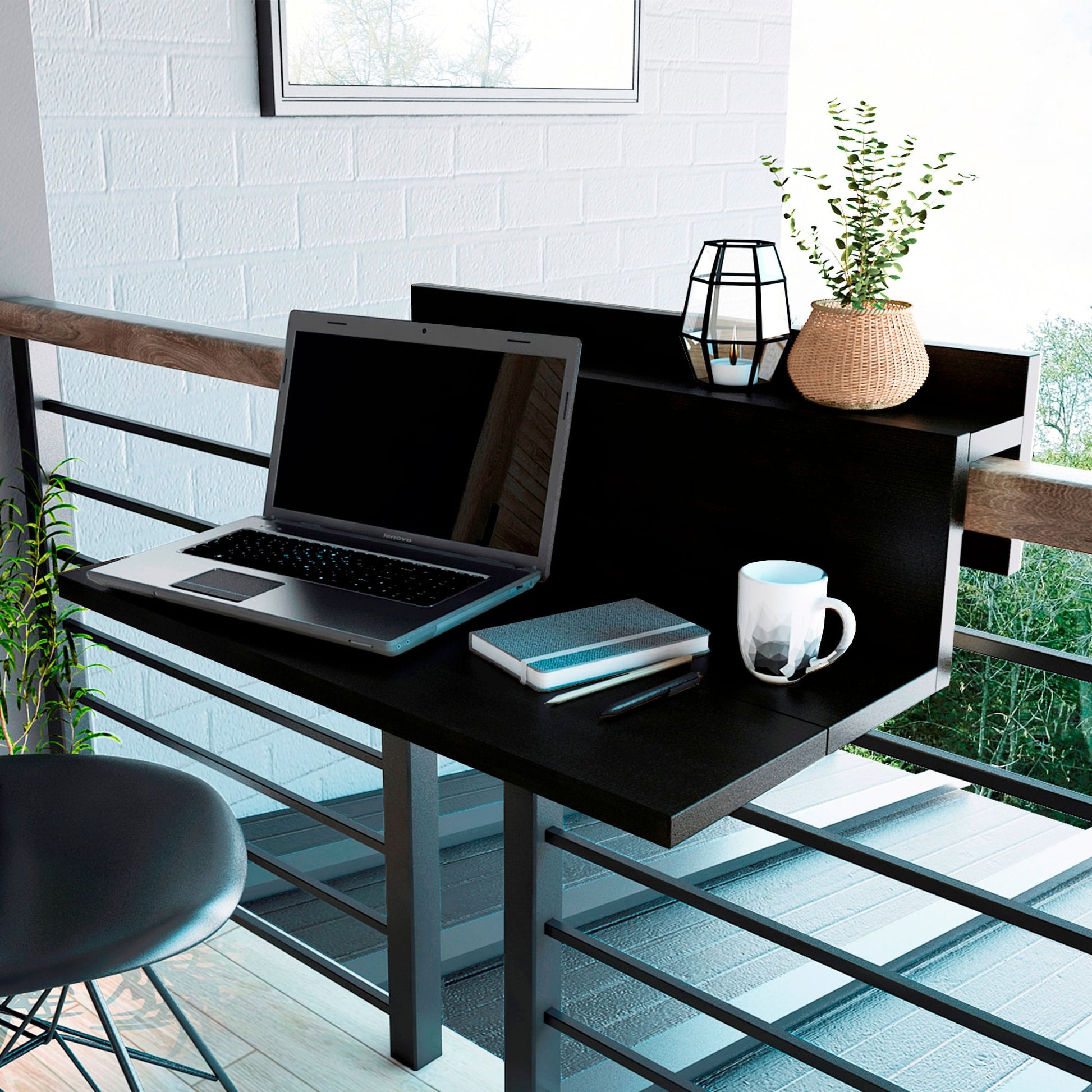 Escritorio Terraza Office 1 Rta Wengue