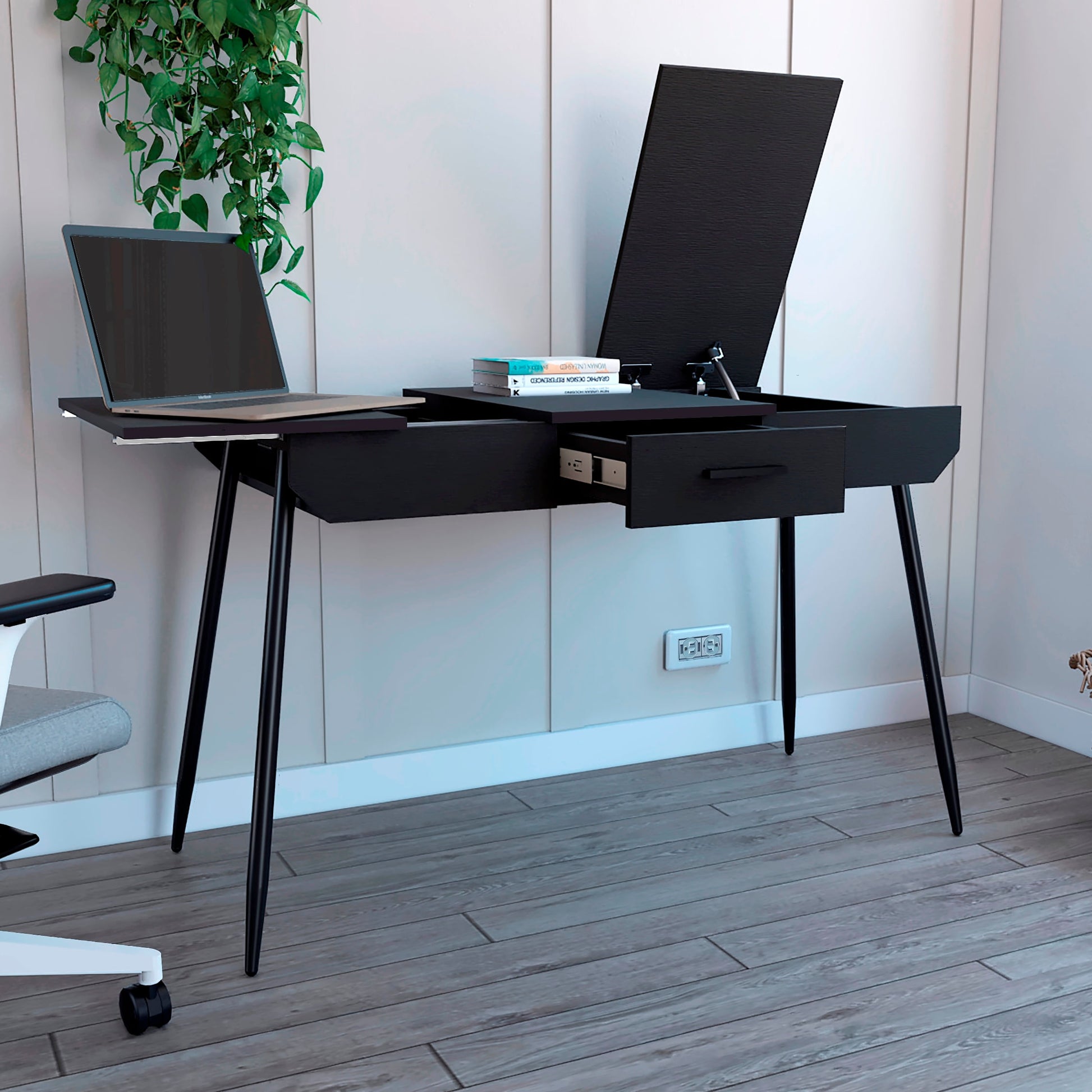 Escritorio Office Conect 120 Funcional Rta Wengue