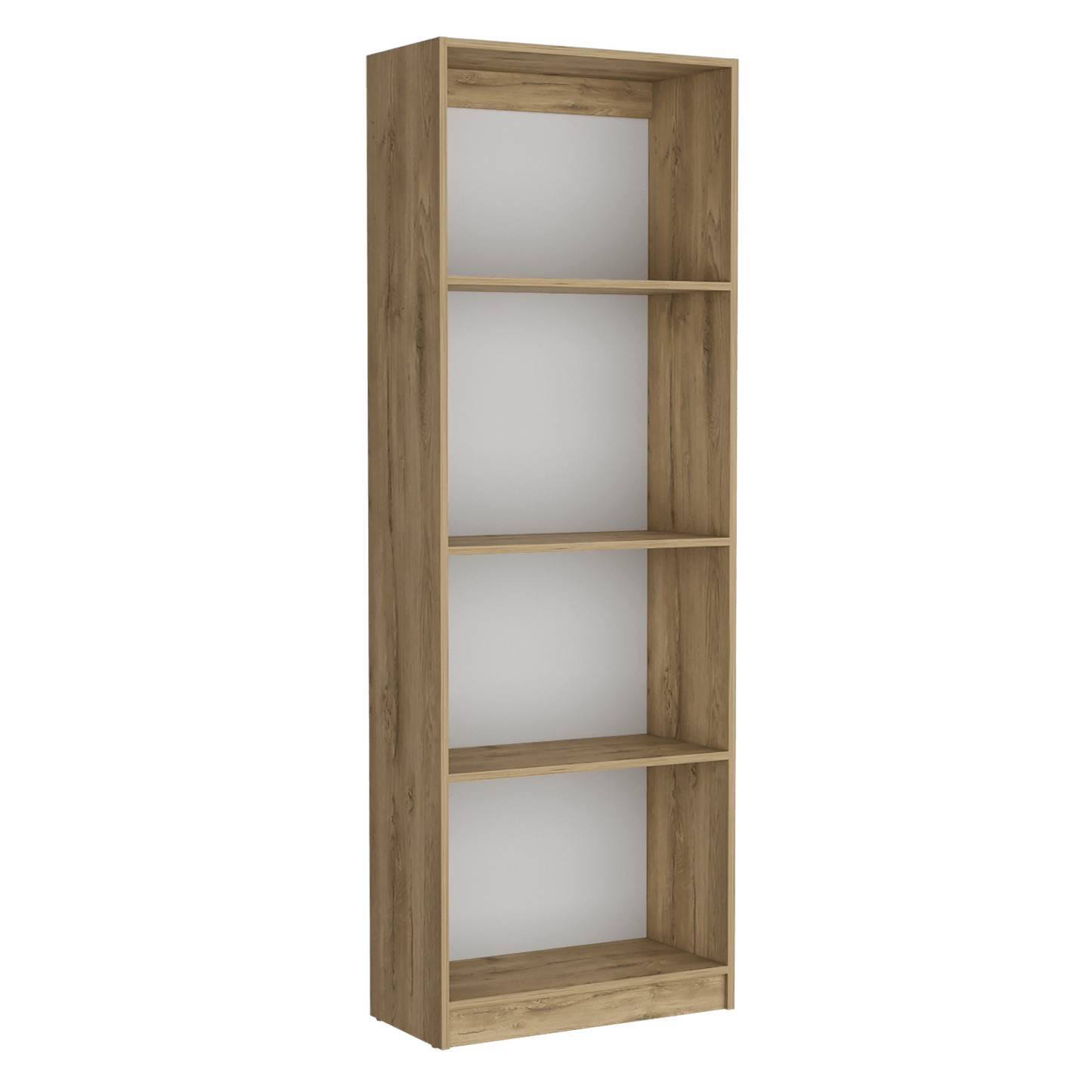 Estante Home E1 4 Espacios 180 X 62 Rta Macadamia Blanco