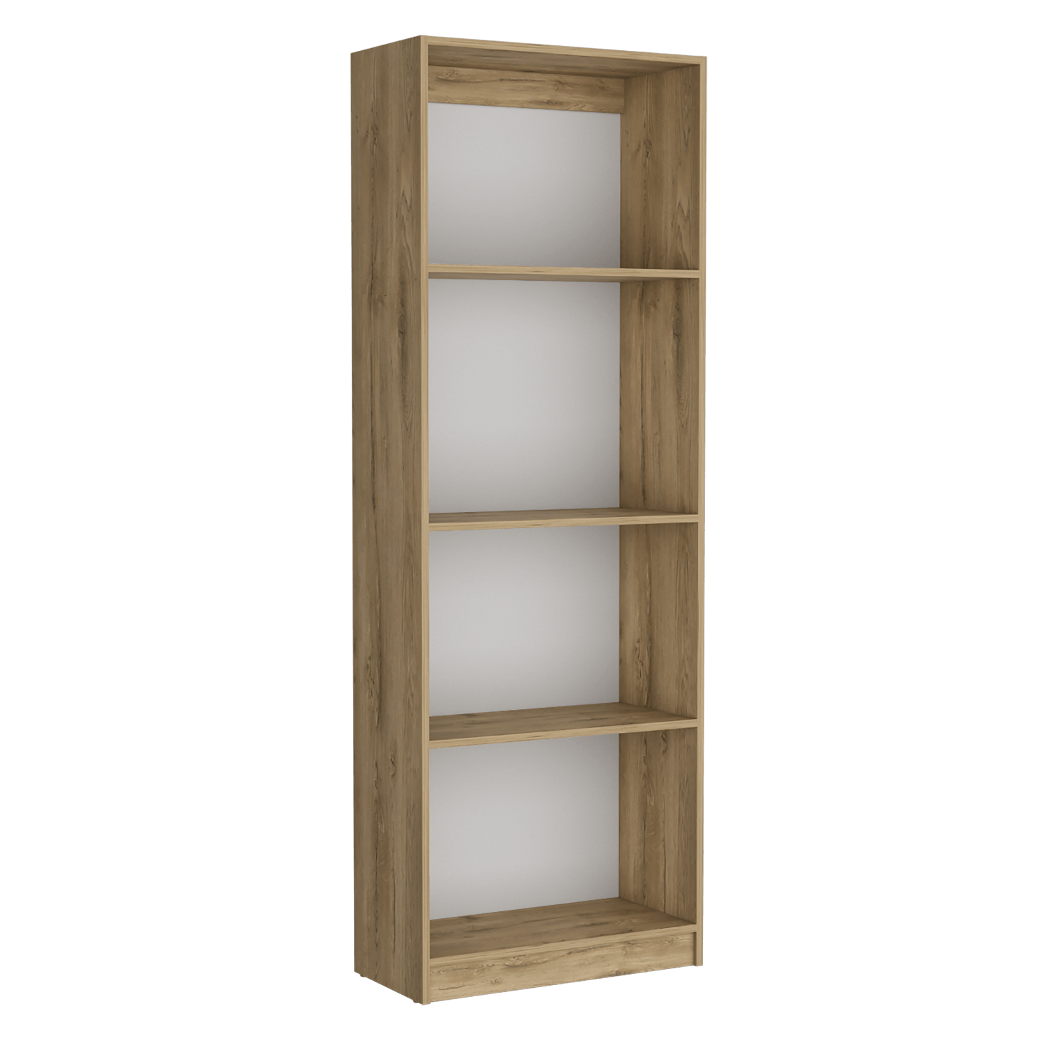 Estante Home E1 4 Espacios 180 X 62 Rta Macadamia Blanco