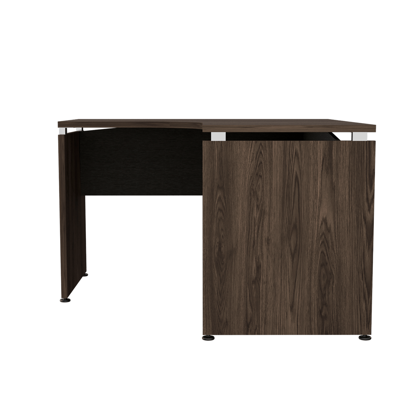 Escritorio Home Office L 120 Rta Milan Wengue