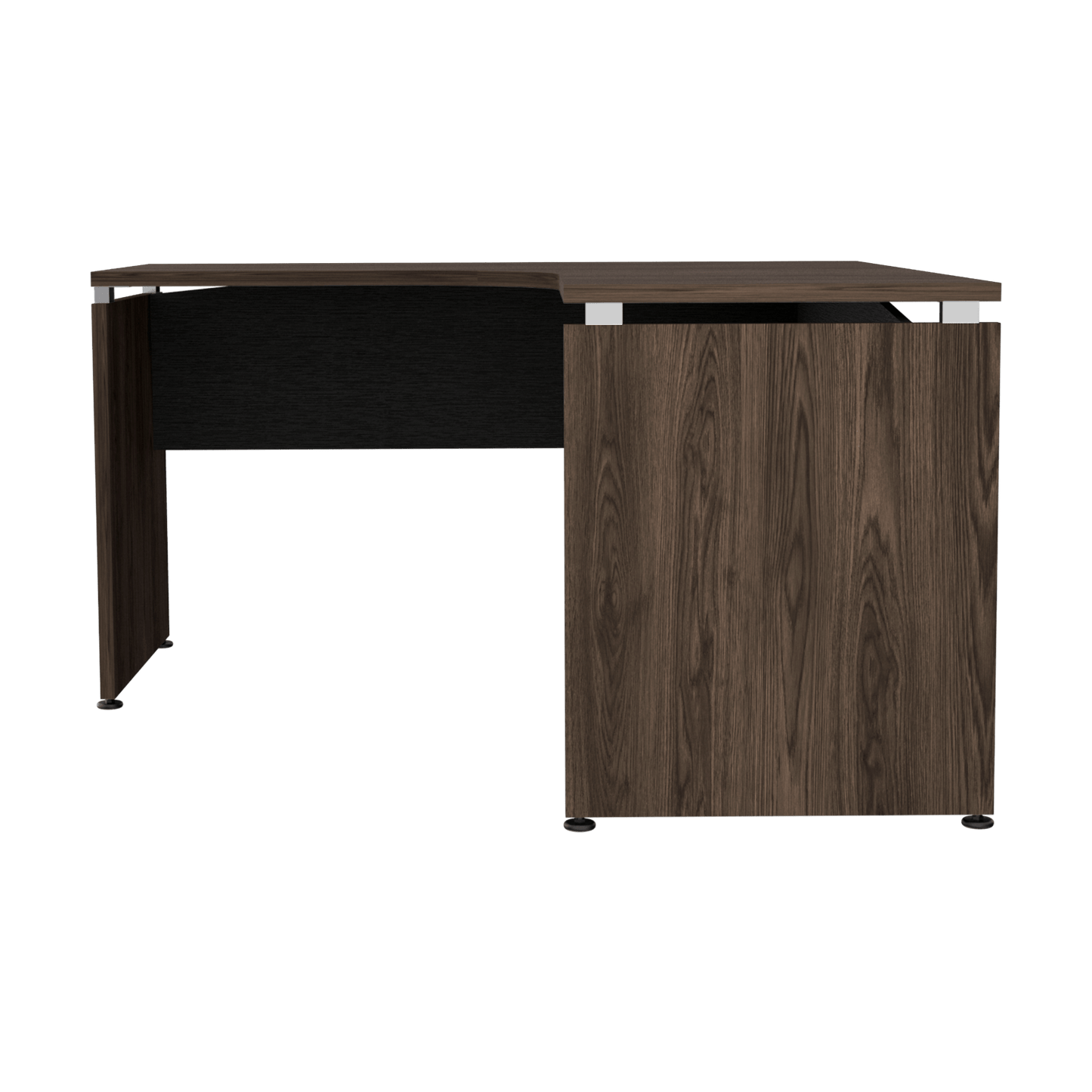 Escritorio Home Office L 140 Rta Milan + Wengue