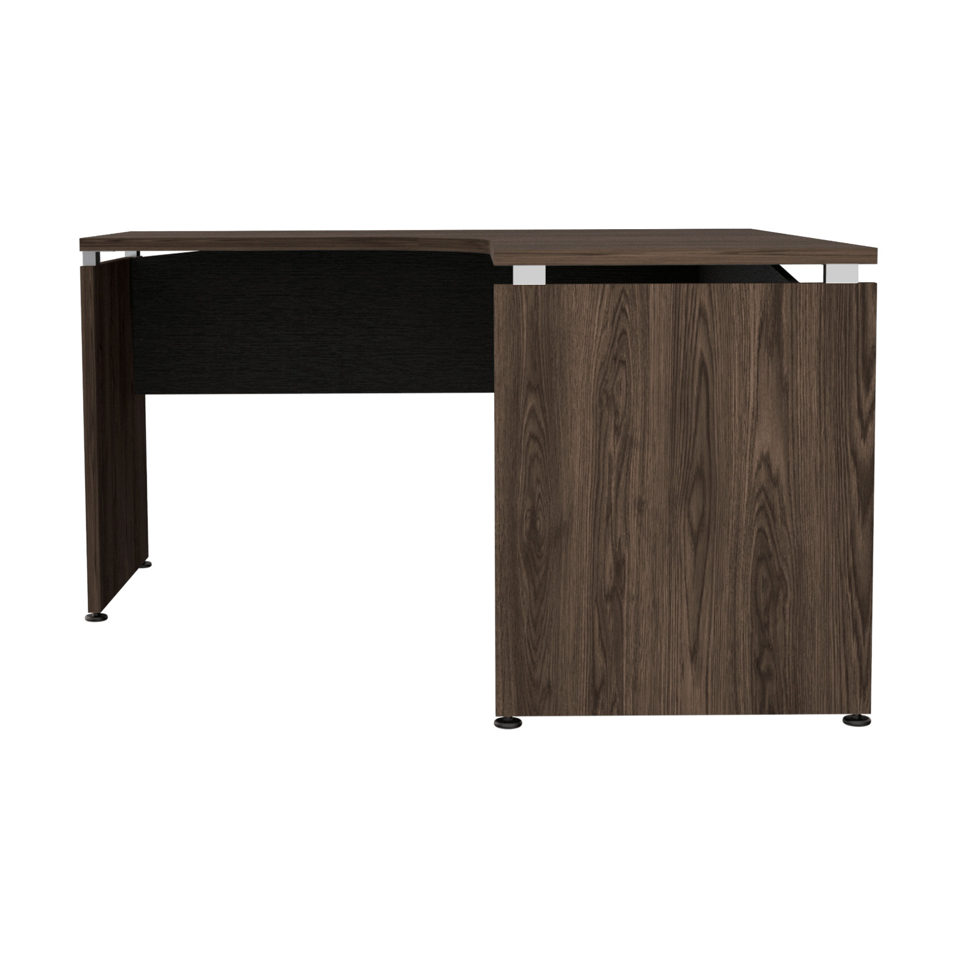 Escritorio Home Office L 140 Rta Milan + Wengue