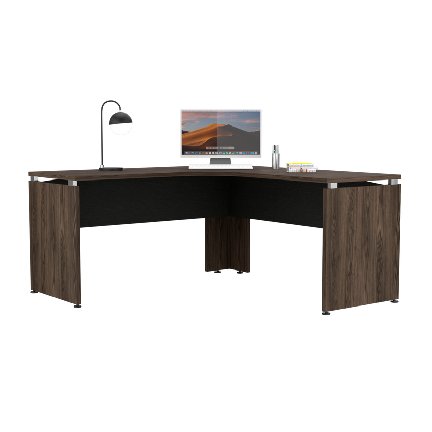 Escritorio Home Office L 160 Rta Milan + Wengue