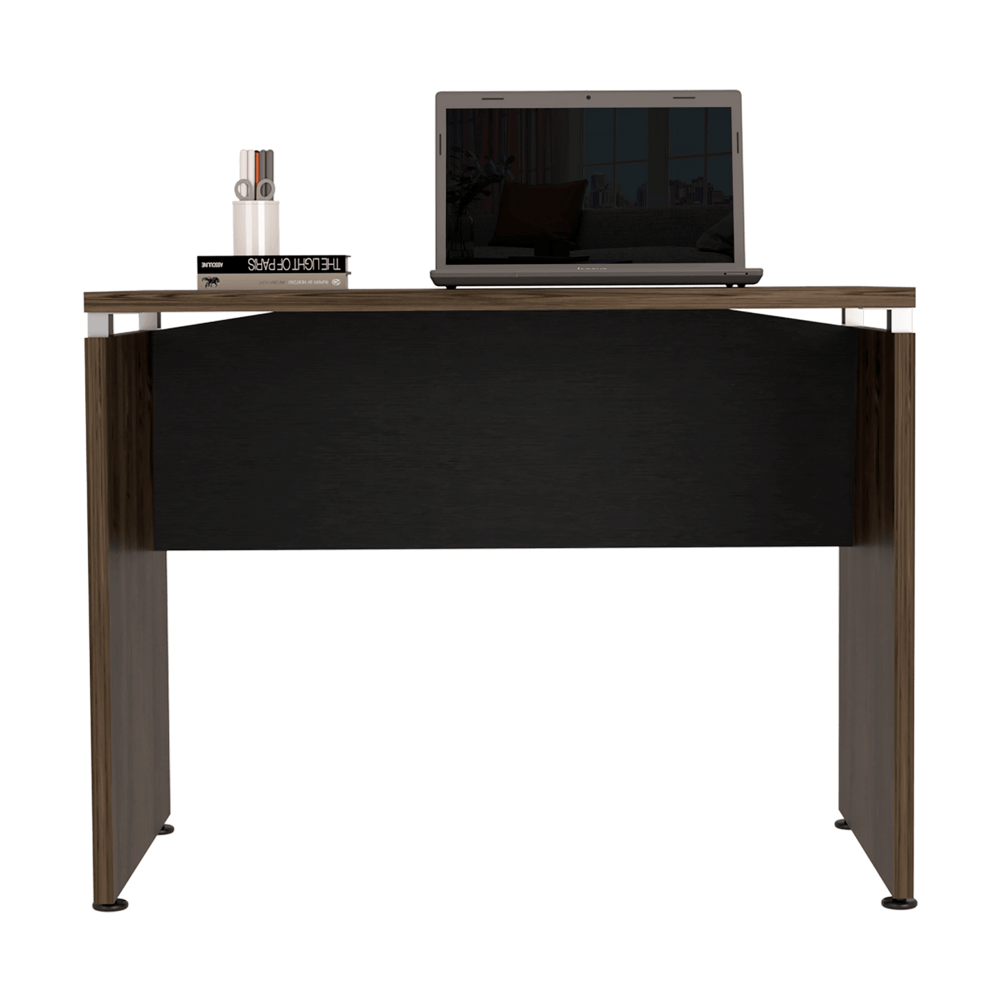 Mesa Escritorio Home Office M100X75X60 Rta Wengue Milan