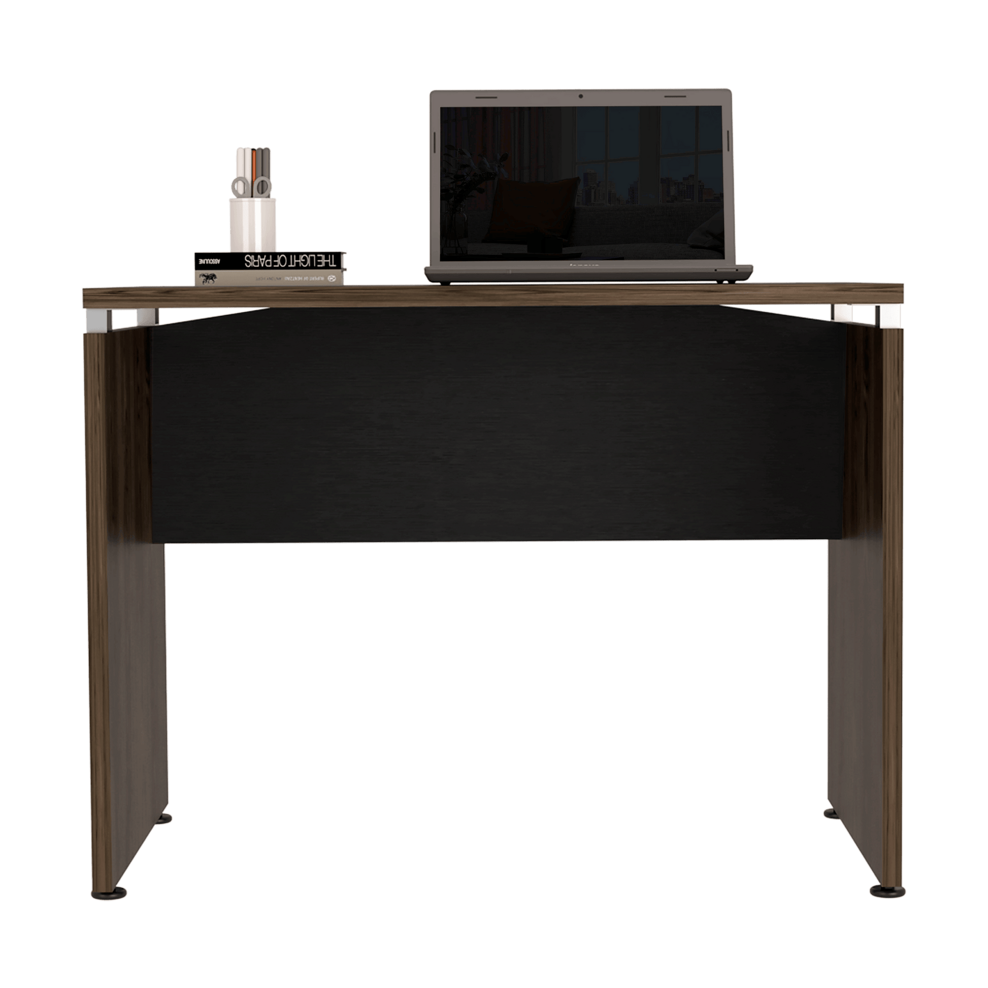 Mesa Escritorio Home Office M100X75X60 Rta Wengue Milan