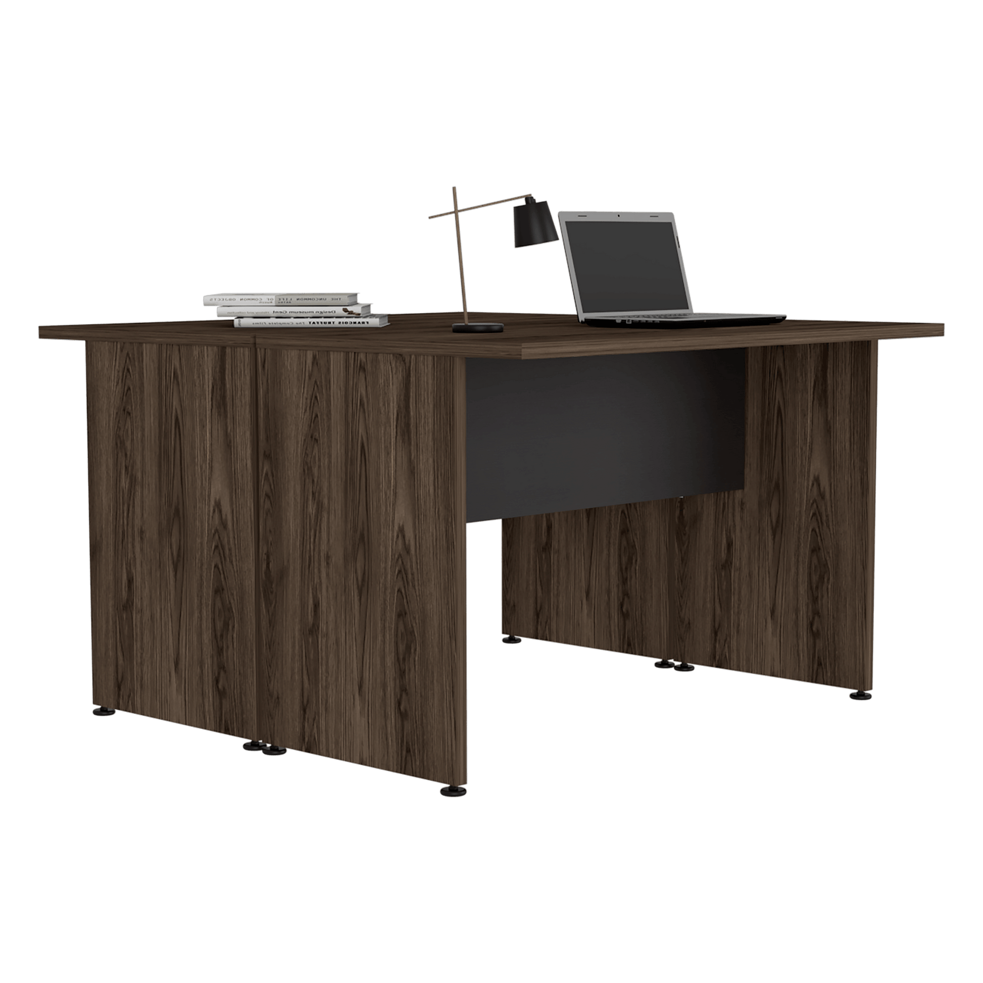 Mesa Escritorio Doble Home Office M 120 X131 Rta Milan Wengue