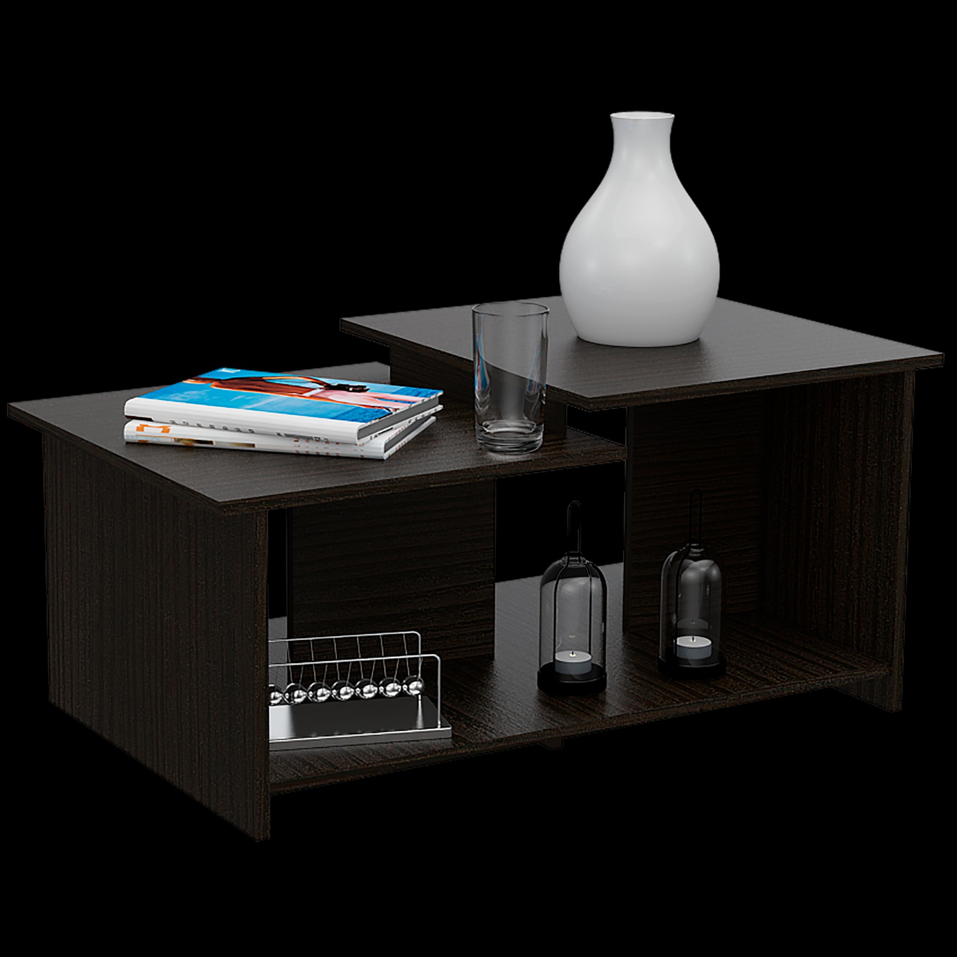 Mesa De Centro Wema 3 Rta Wengue