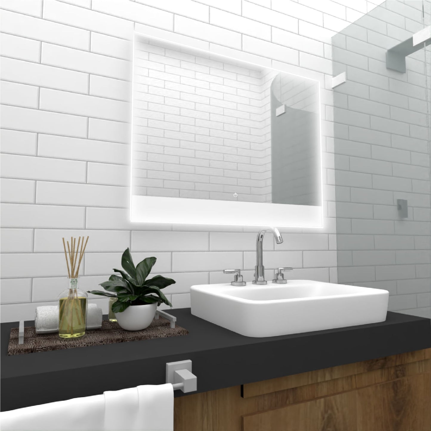 Espejo Palermo Led+Touch