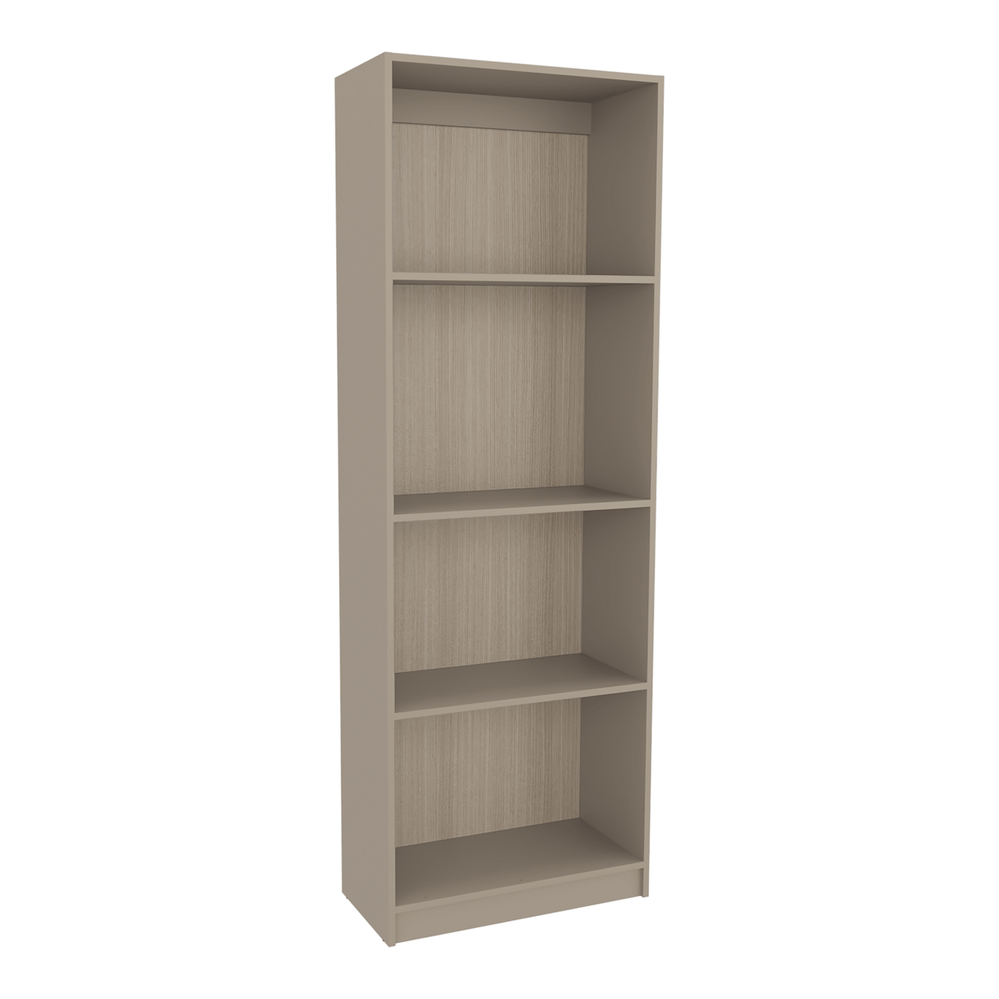 Estante Verlot E1 180X62X29 Rta Taupe + Mallado