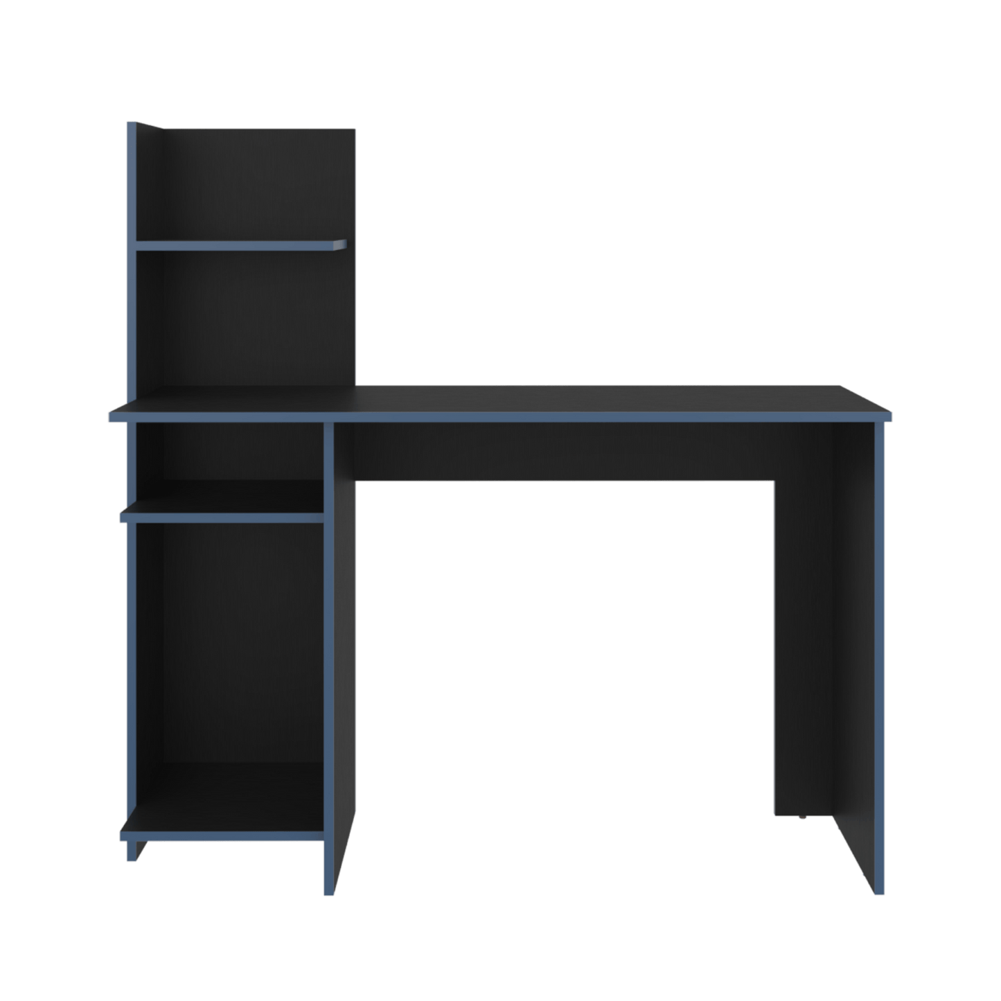 Escritorio Gamer 120 Vilna 120X120X45 Rta Wengue Azul